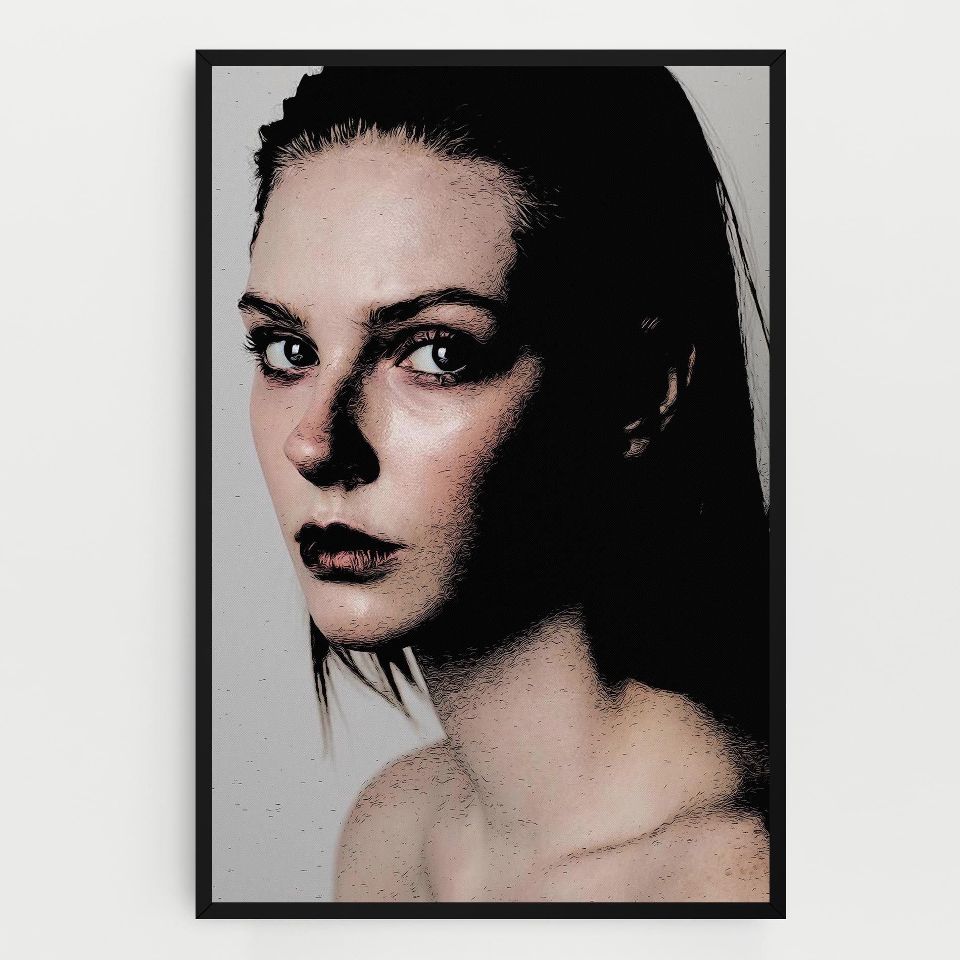 Big Eyes Portrait mockup 0