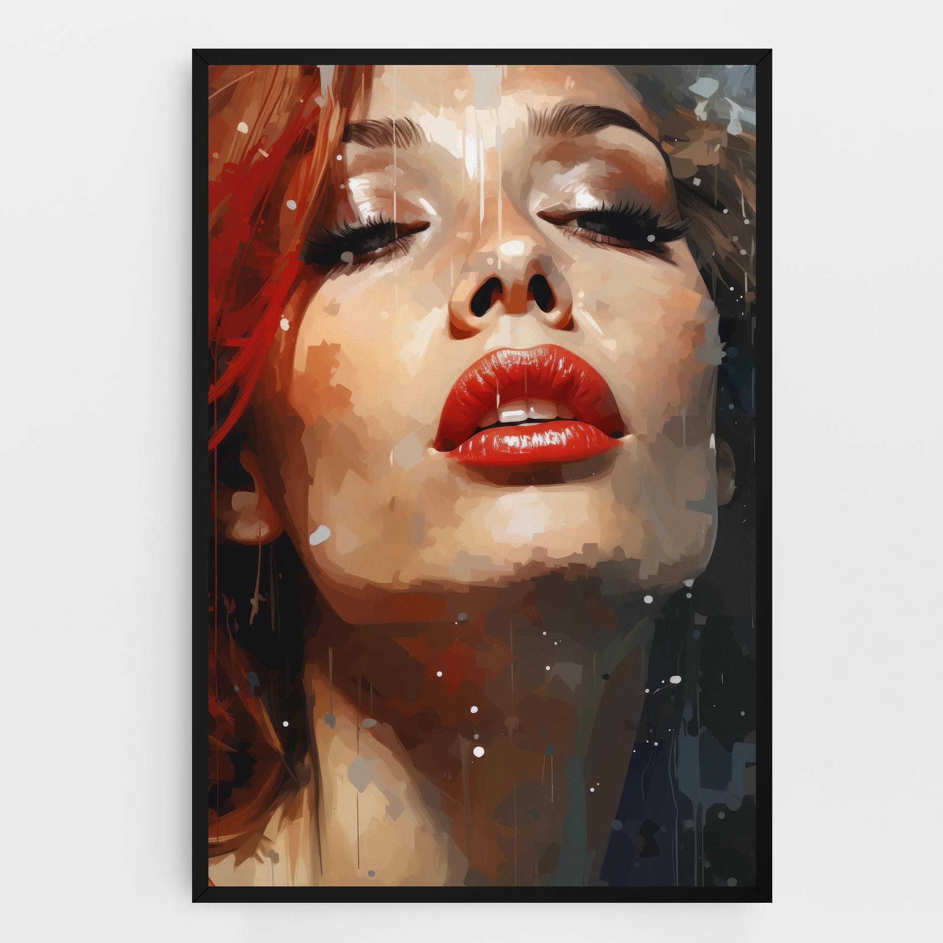 Close Up Look Portrait mockup 0