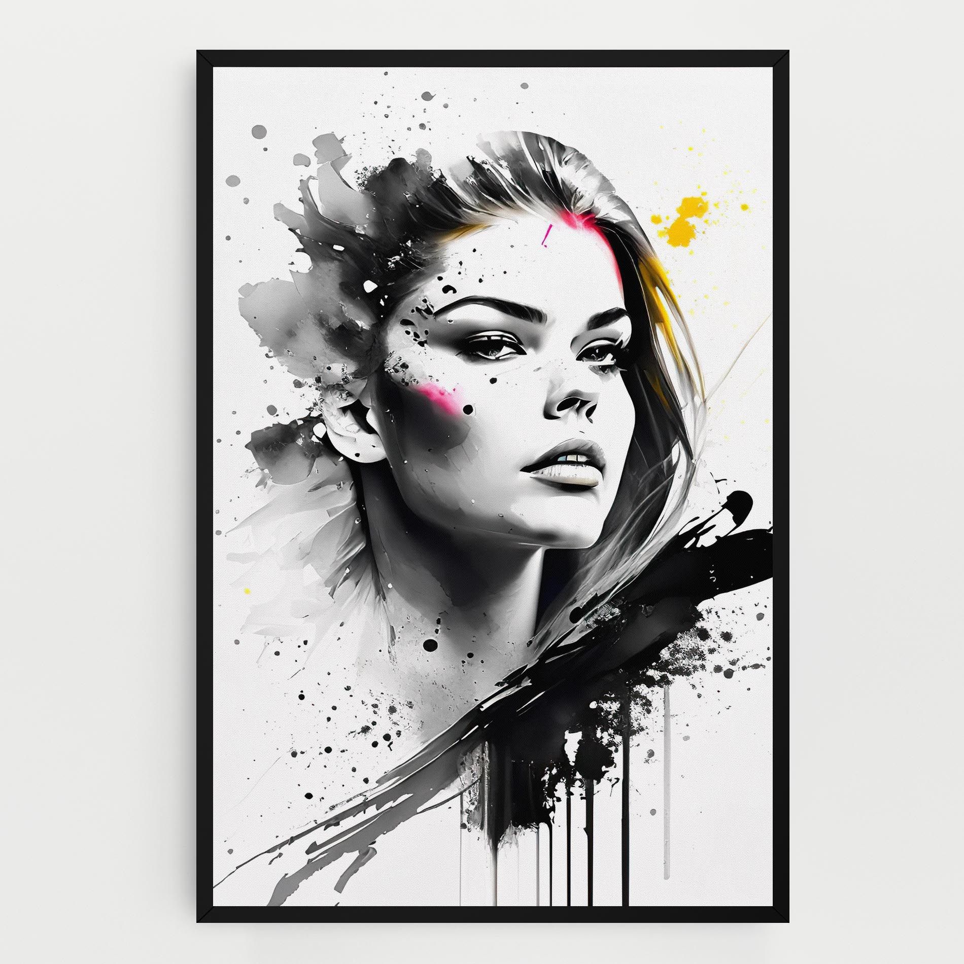 Ink Splash Portrait mockup 0