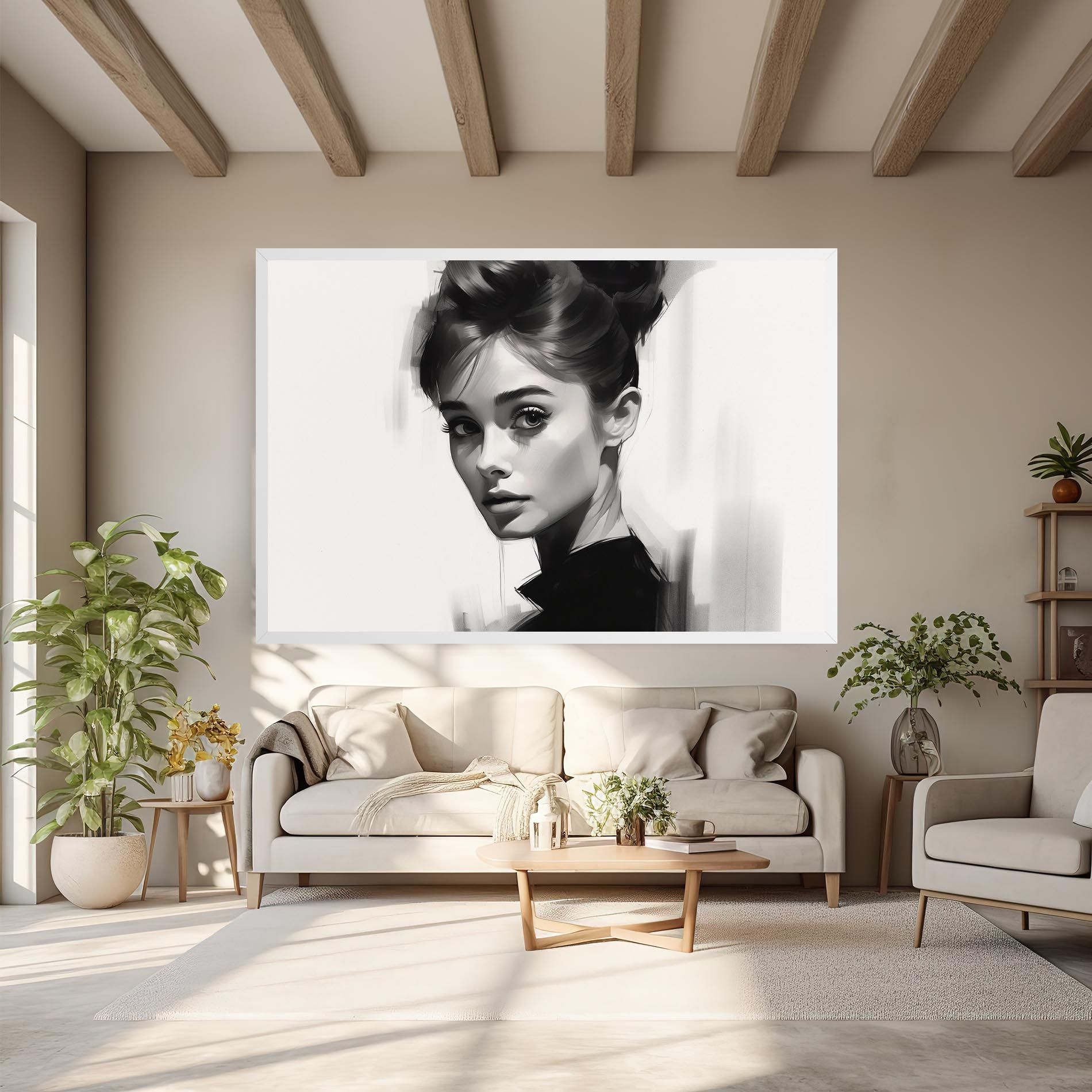Hepburn Portrait mockup 6