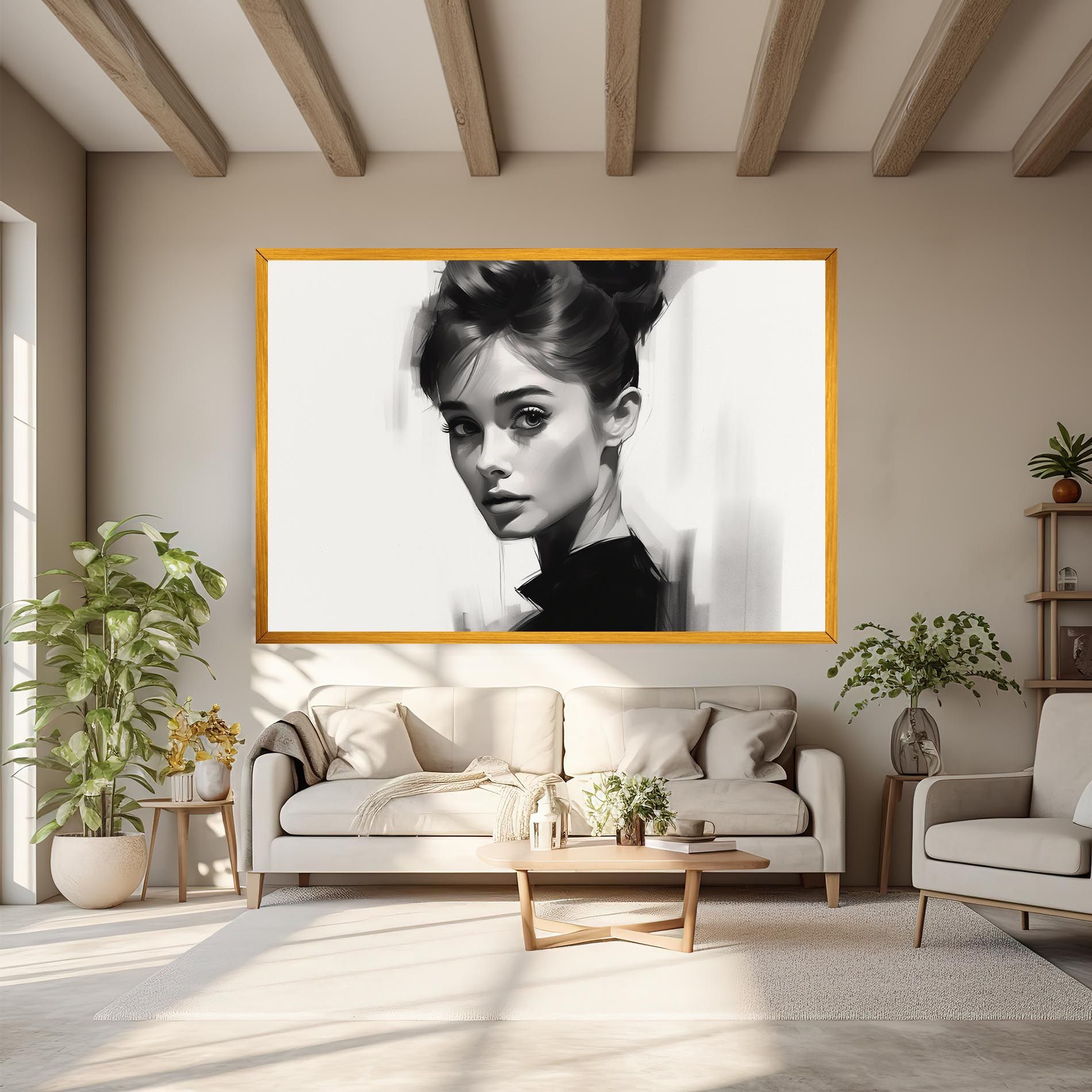 Hepburn Portrait mockup 6