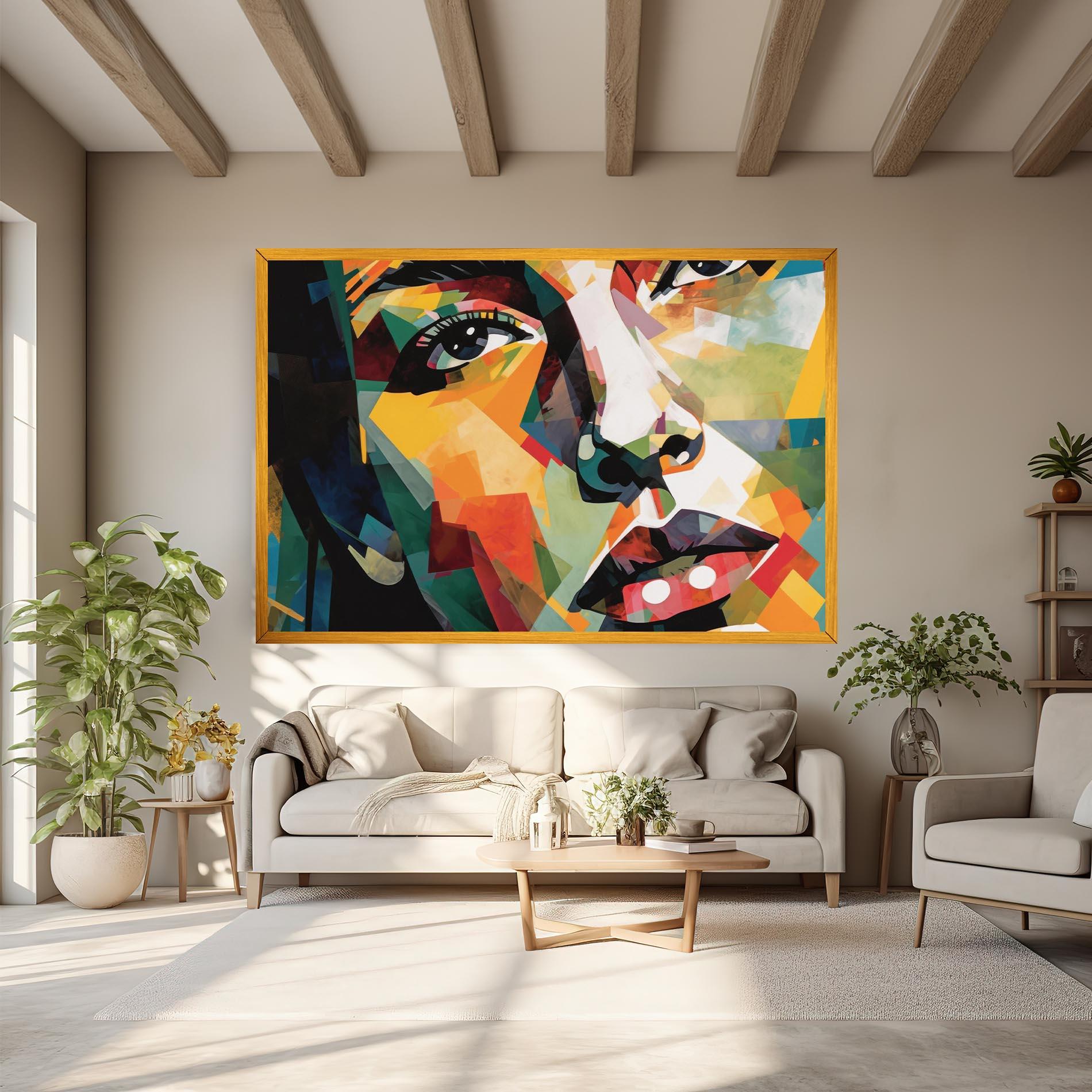 Vászonkép Neoexpressionism mockup 6