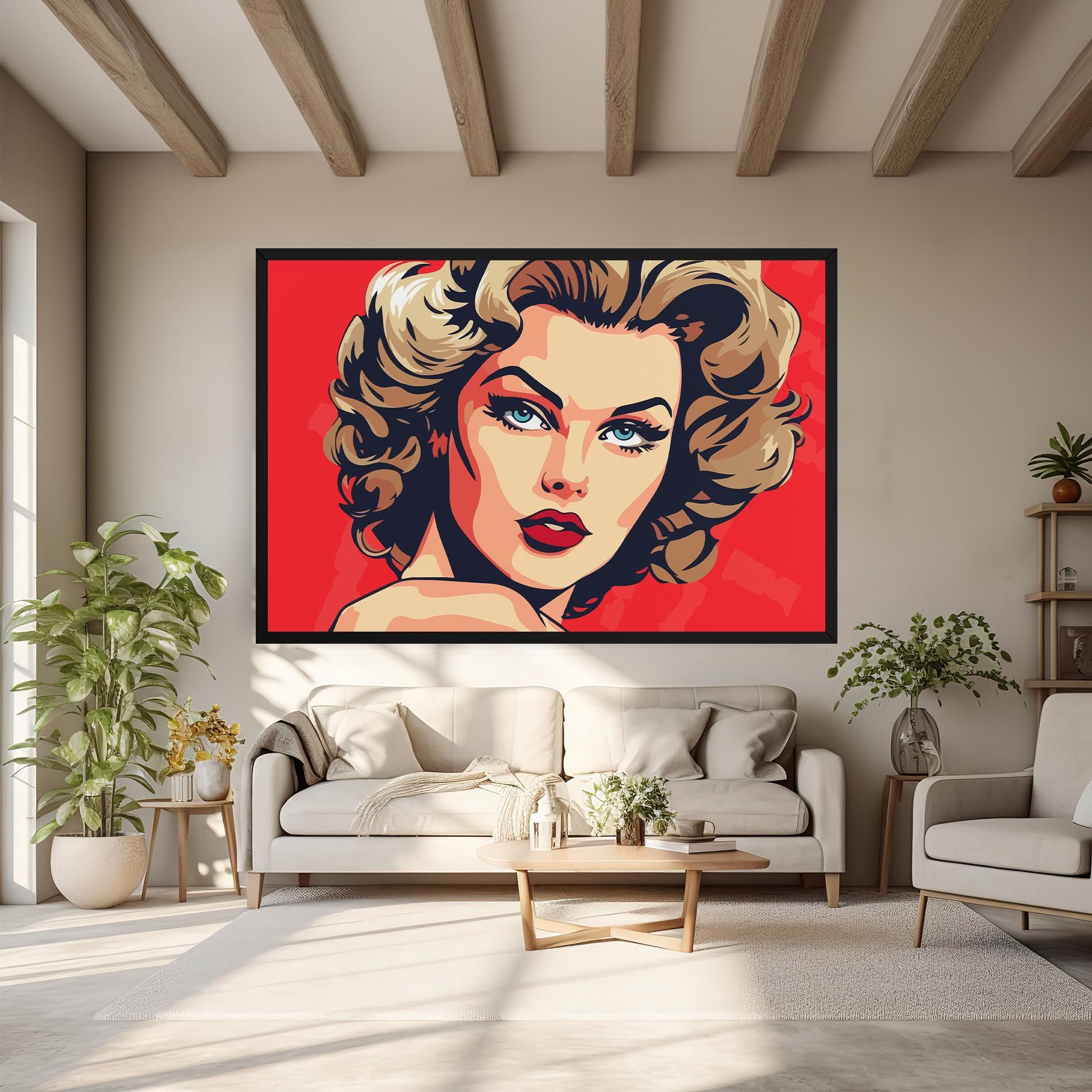 Blue Eyes Portrait mockup 6