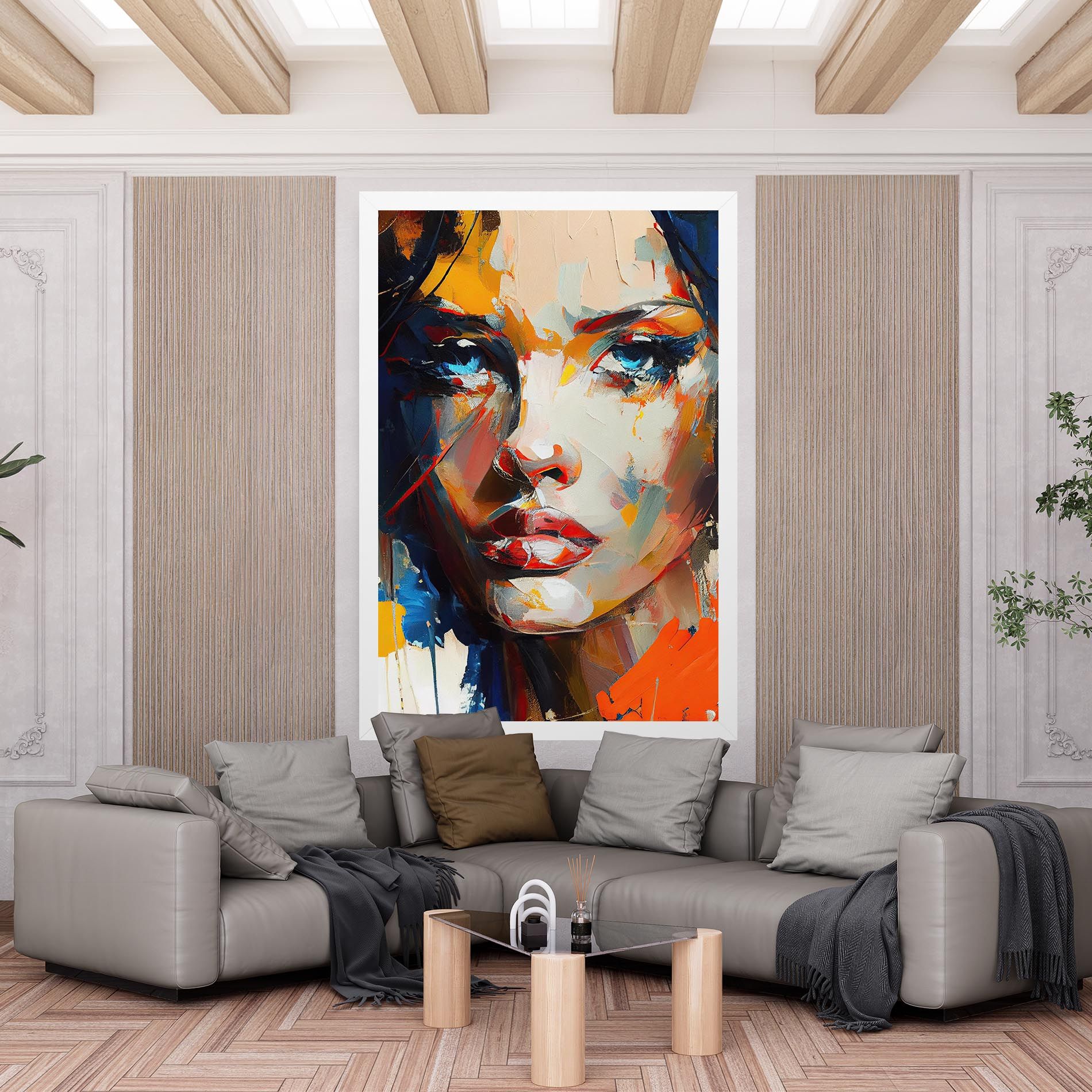 Beautiful Brunette Woman mockup 6