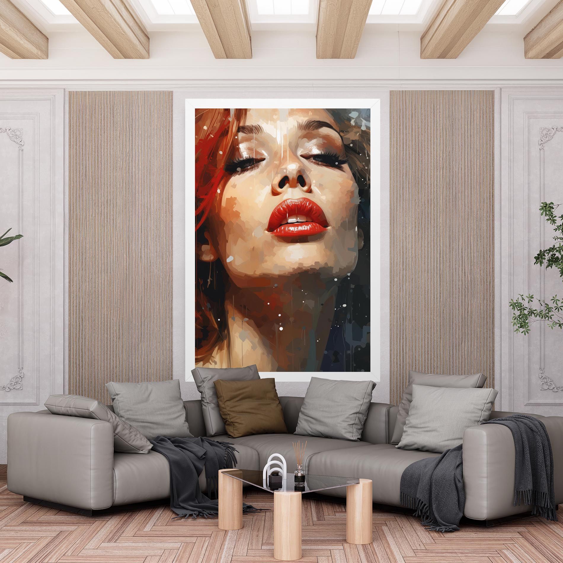 Close Up Look Portrait mockup 6