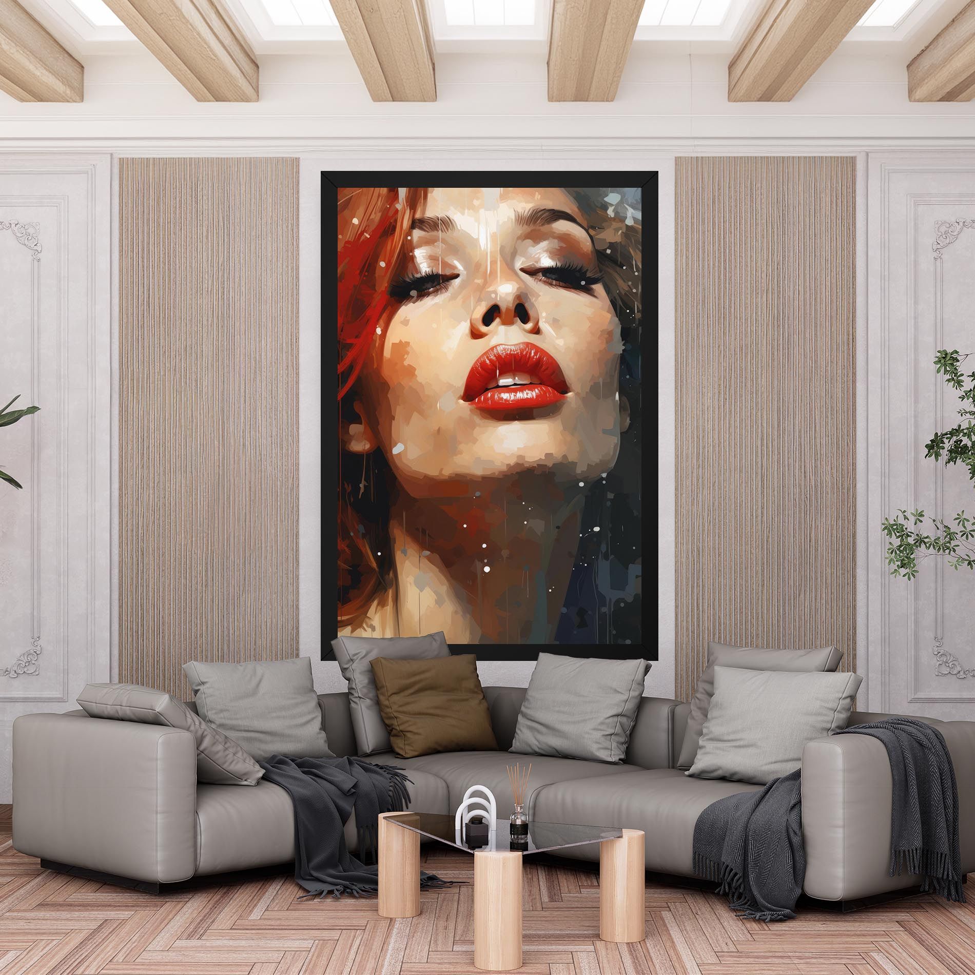 Close Up Look Portrait mockup 6