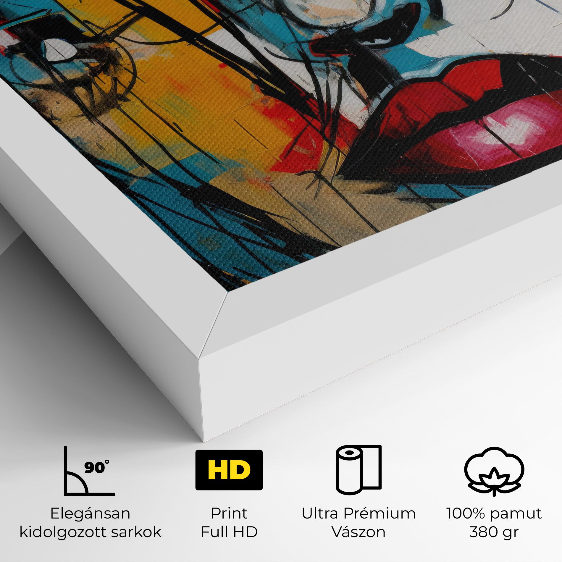 Abstract Drawing Portret mockup 4