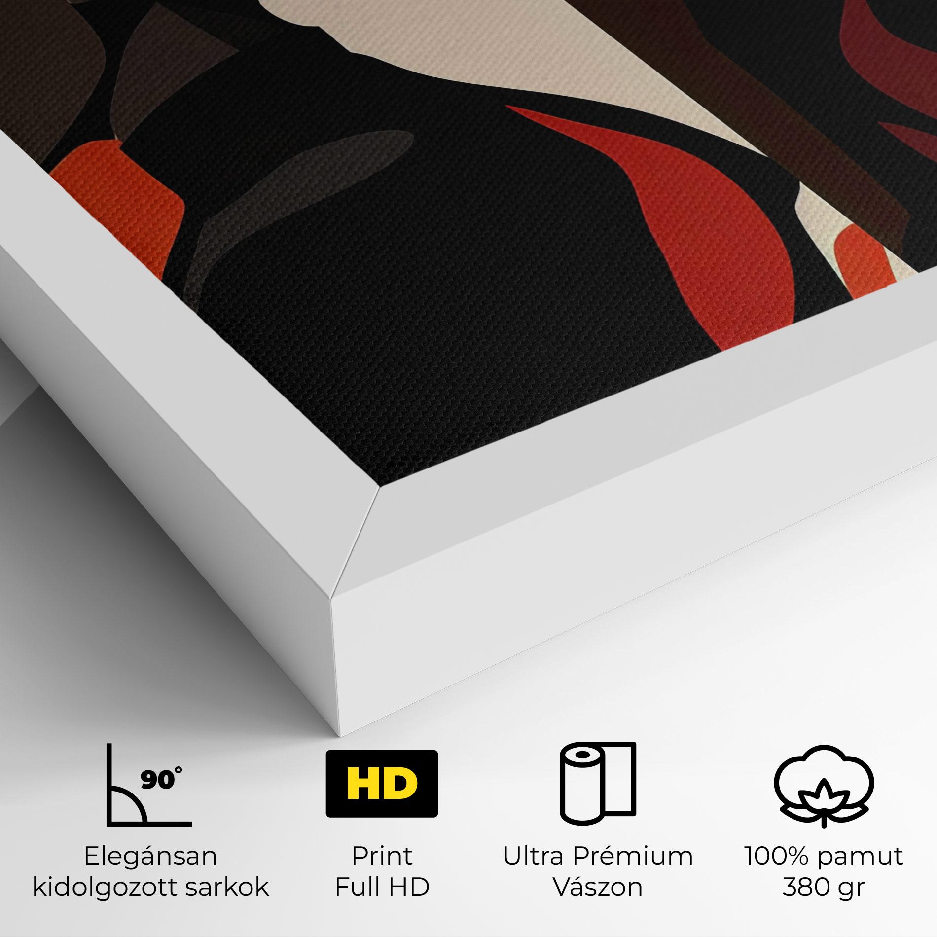 Vászonkép Graphical Portrait mockup 4