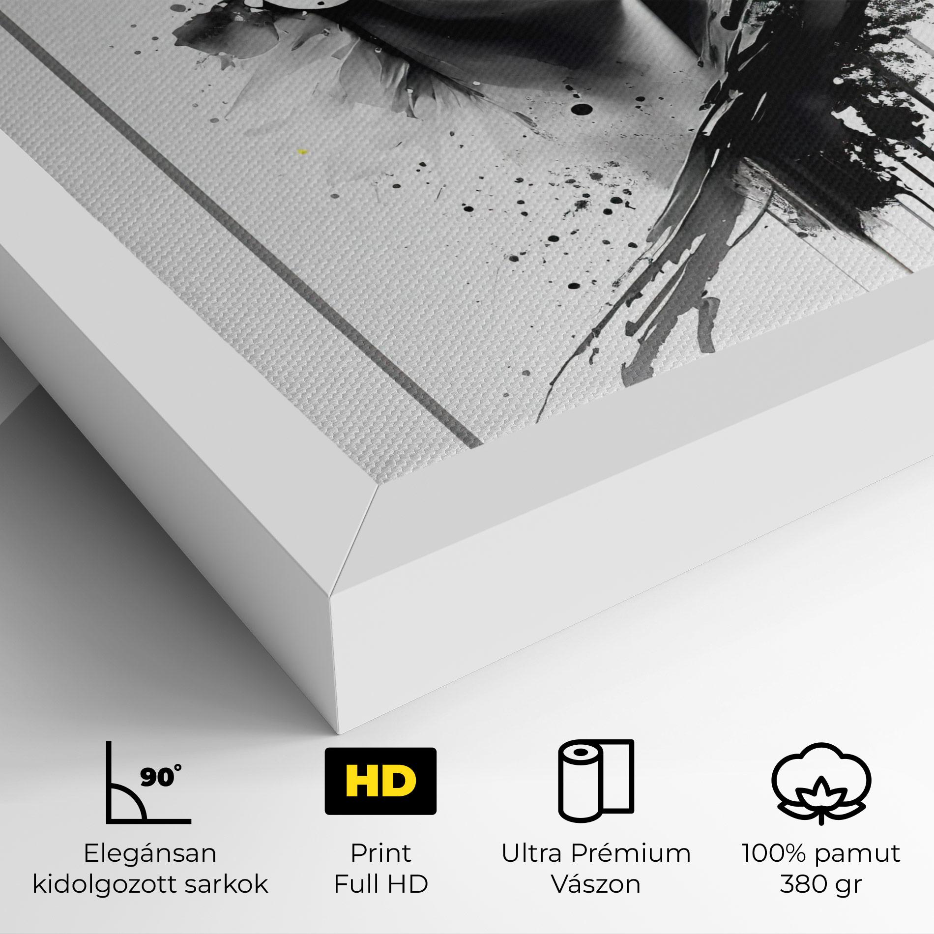 Vászonkép Ink Splash Portrait mockup 4