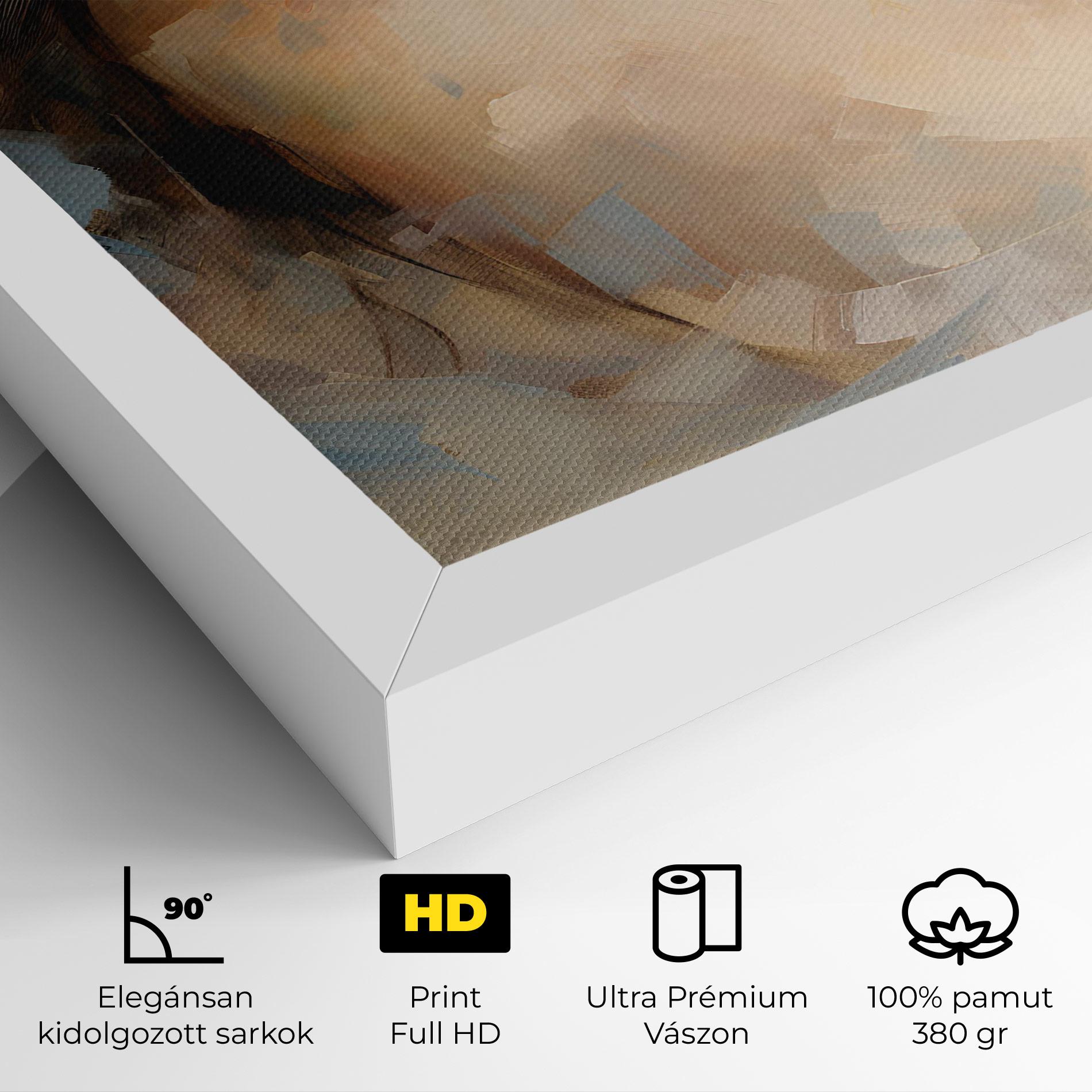 Vászonkép Pupil Blue Iris mockup 4