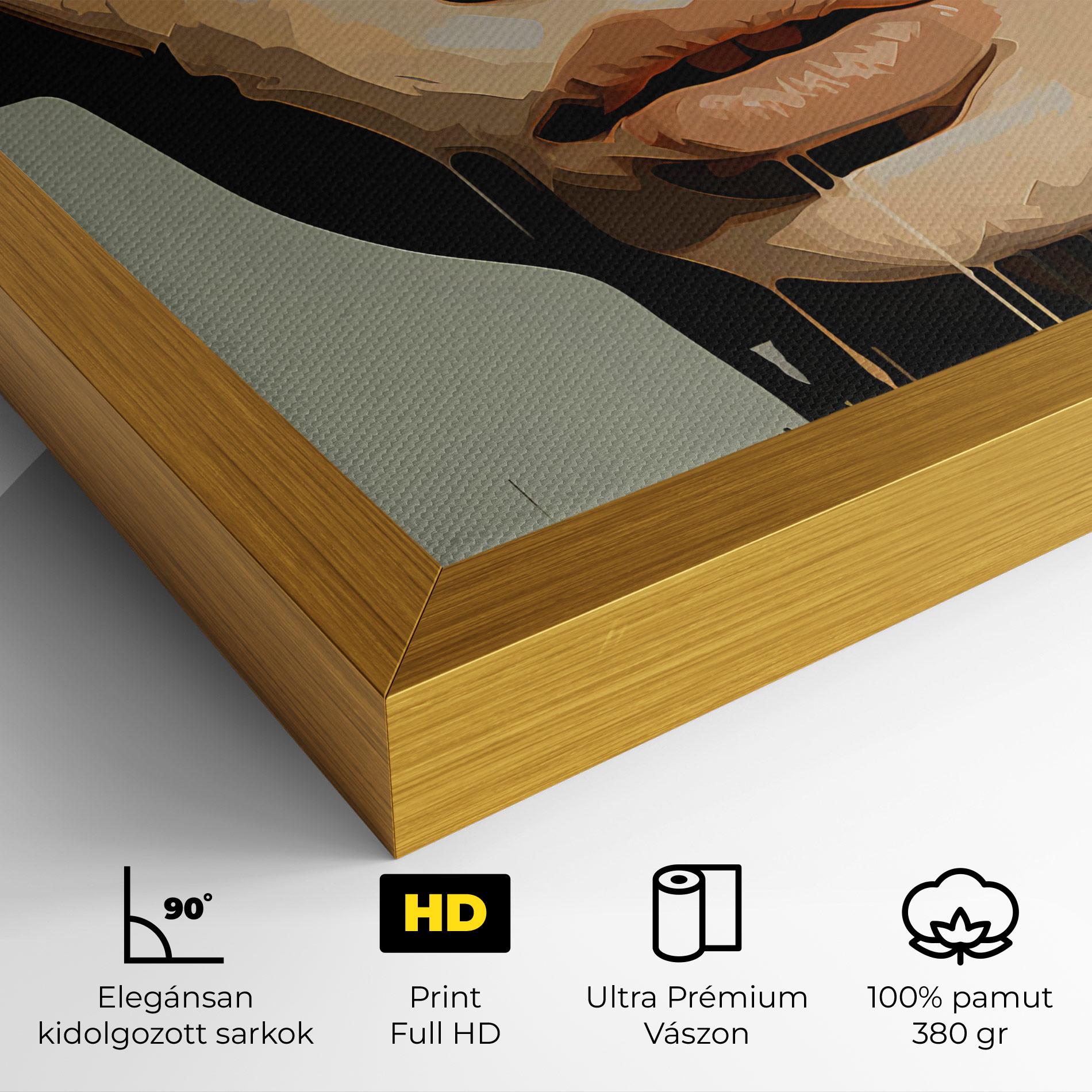 Vászonkép Apologetic Face mockup 4