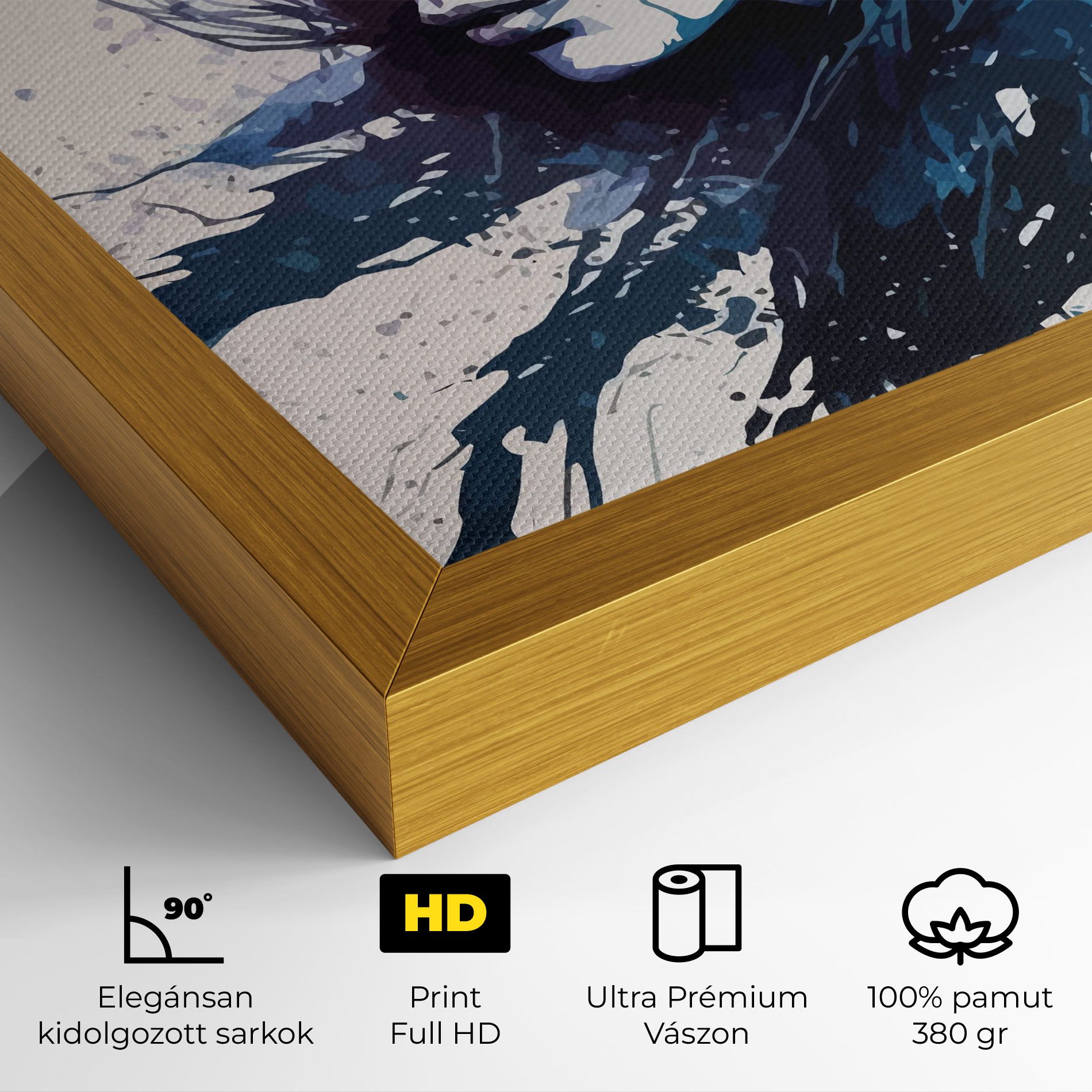 Blue Hair Portrait mockup 4