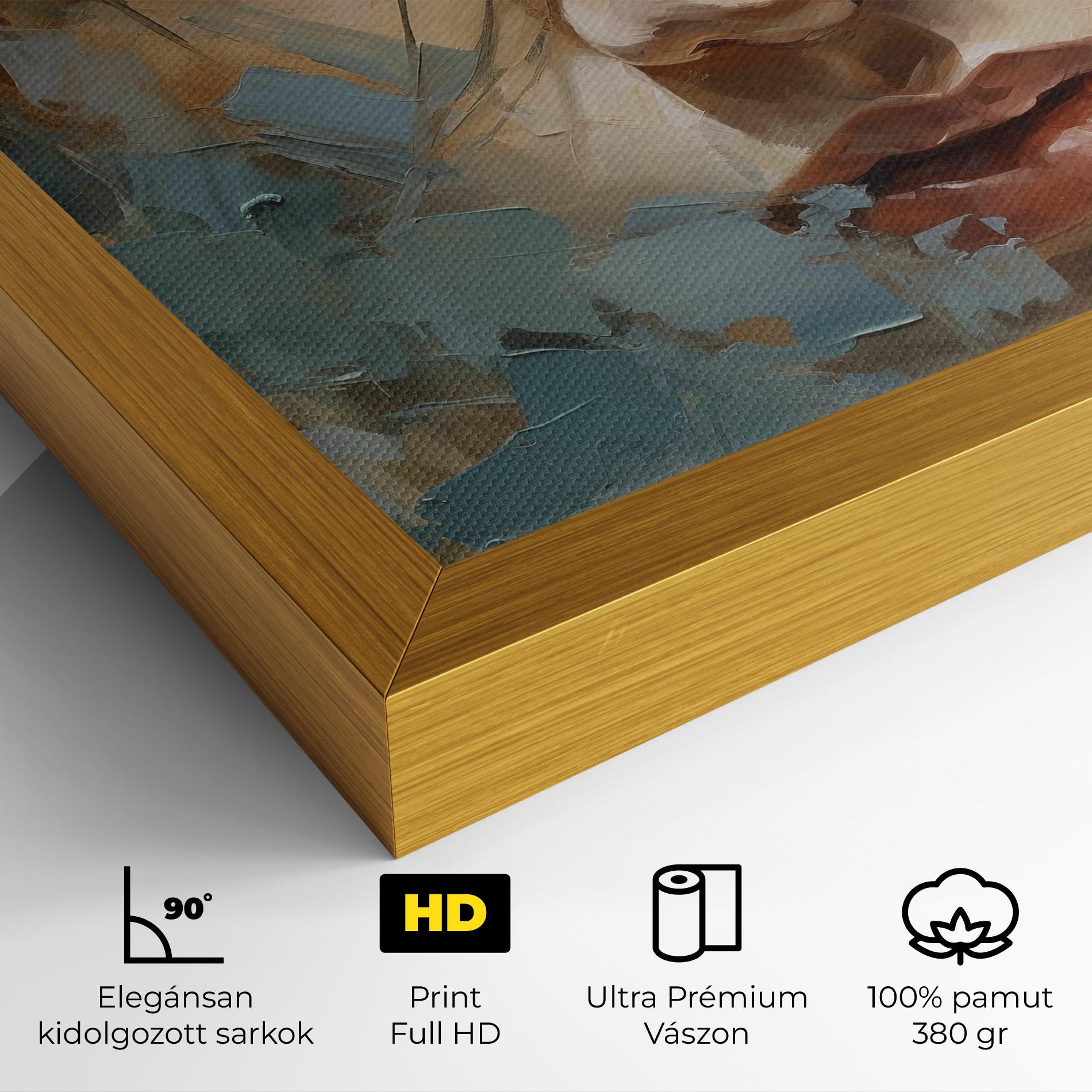 Vászonkép Expressive Portrait mockup 4