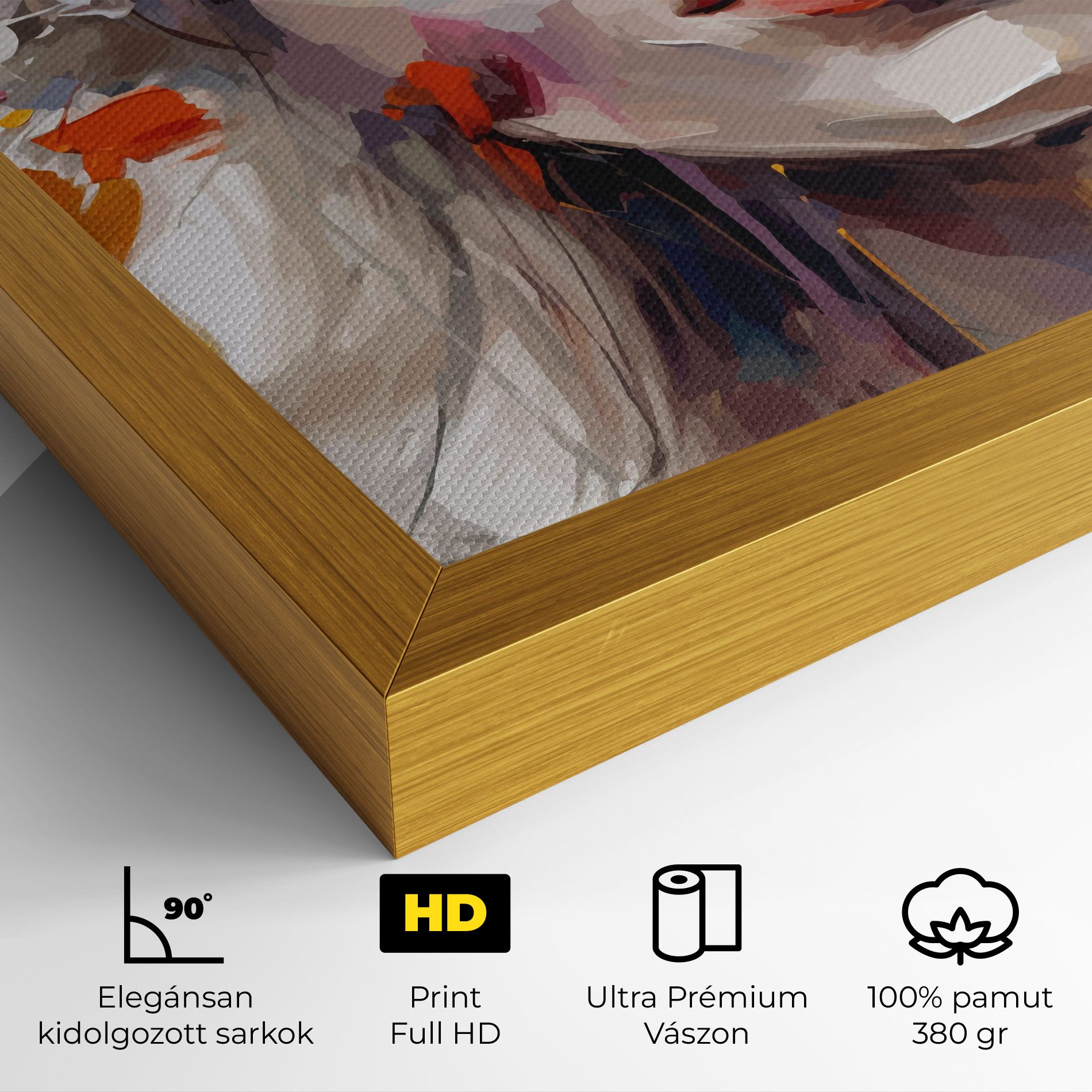 Oil Flower Portrait mockup 4