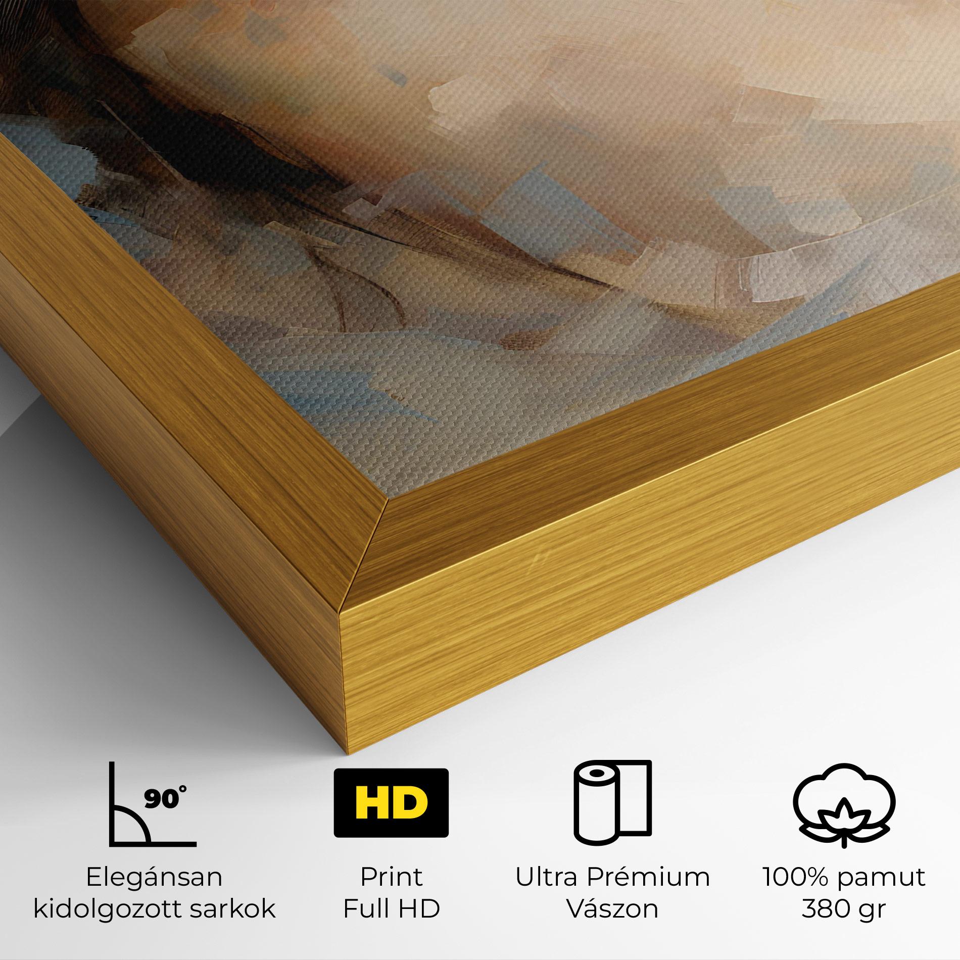 Vászonkép Pupil Blue Iris mockup 4