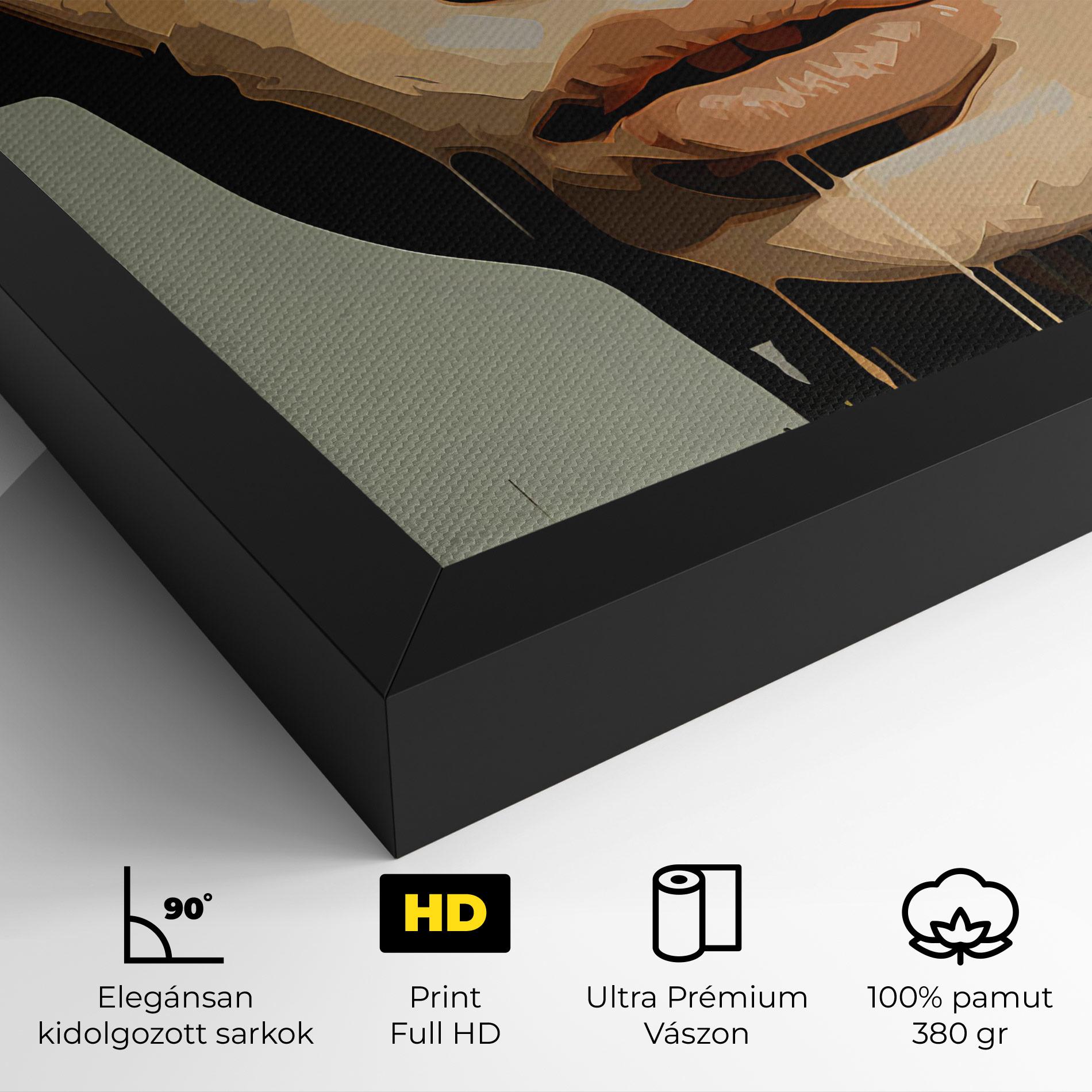 Vászonkép Apologetic Face mockup 4