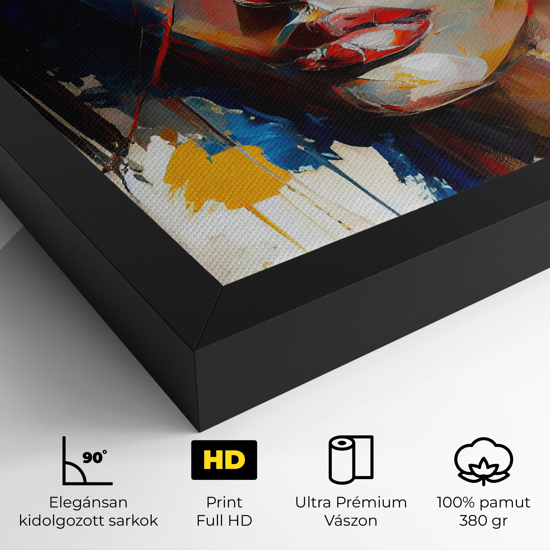 Vászonkép Beautiful Brunette Woman mockup 4