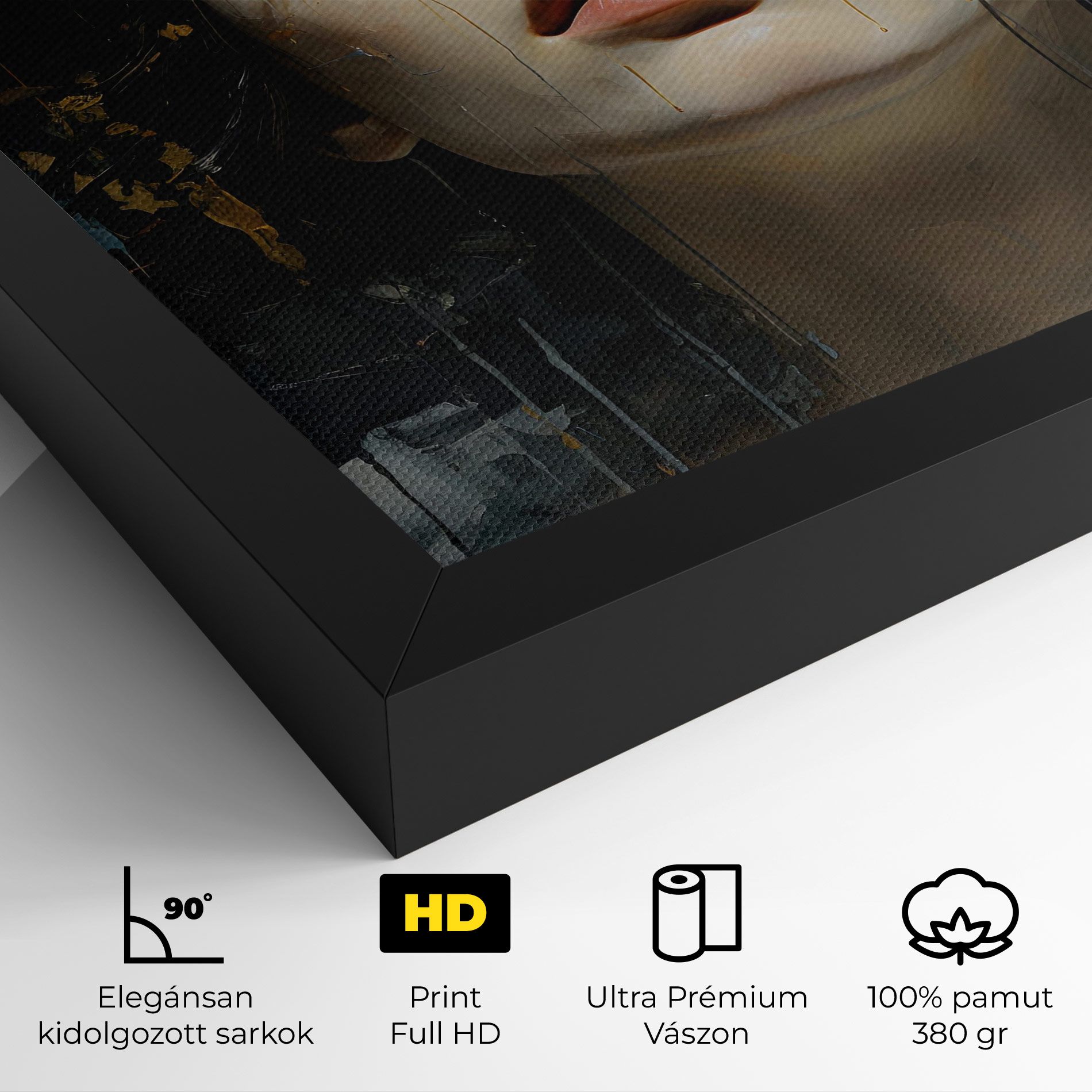 Closed Eyes Woman mockup 4