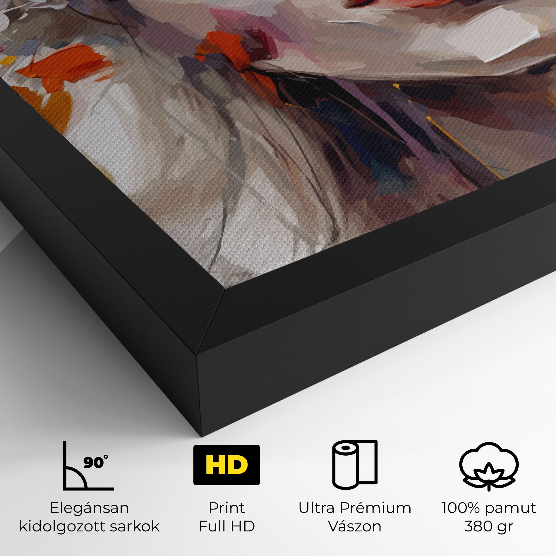 Oil Flower Portrait mockup 4