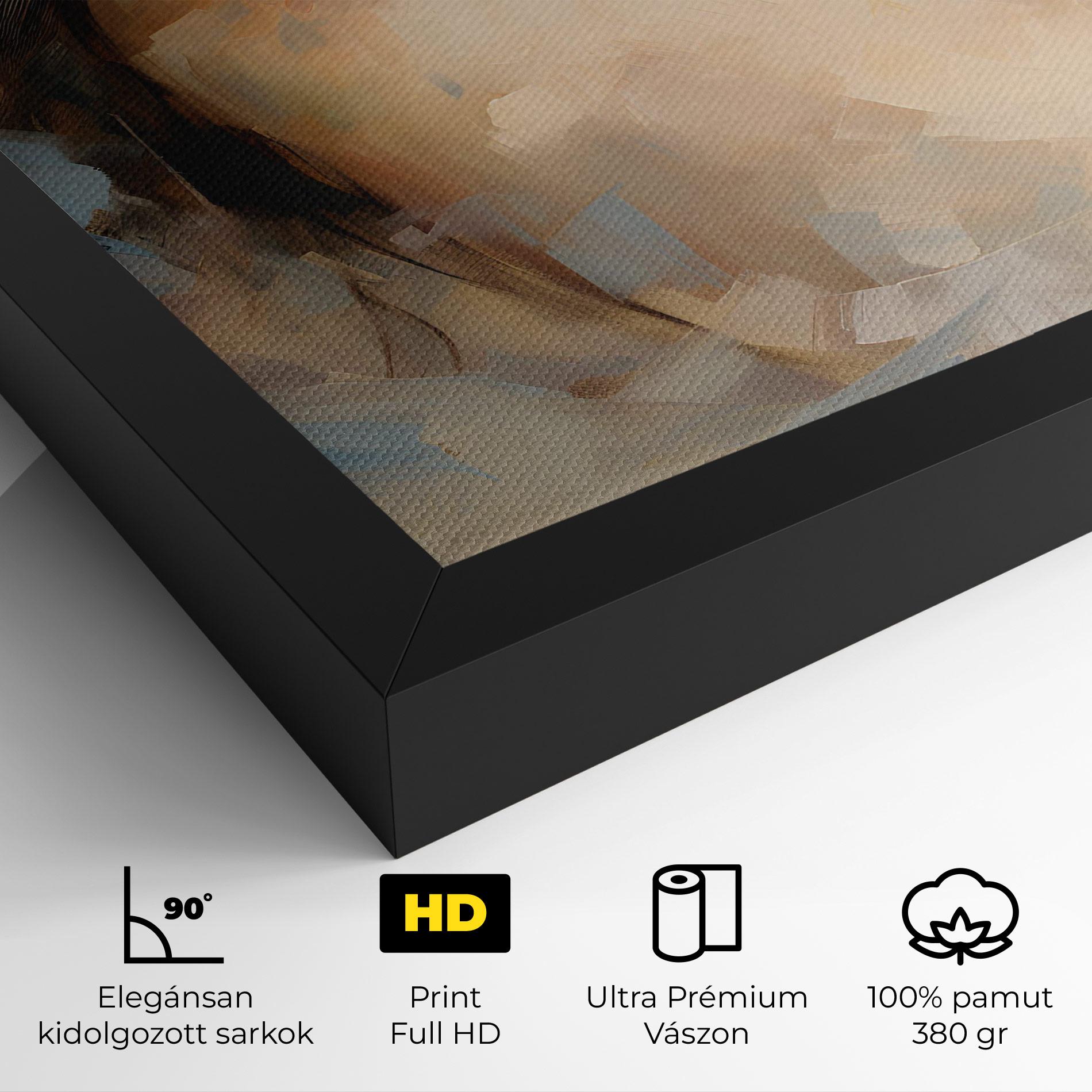 Vászonkép Pupil Blue Iris mockup 4