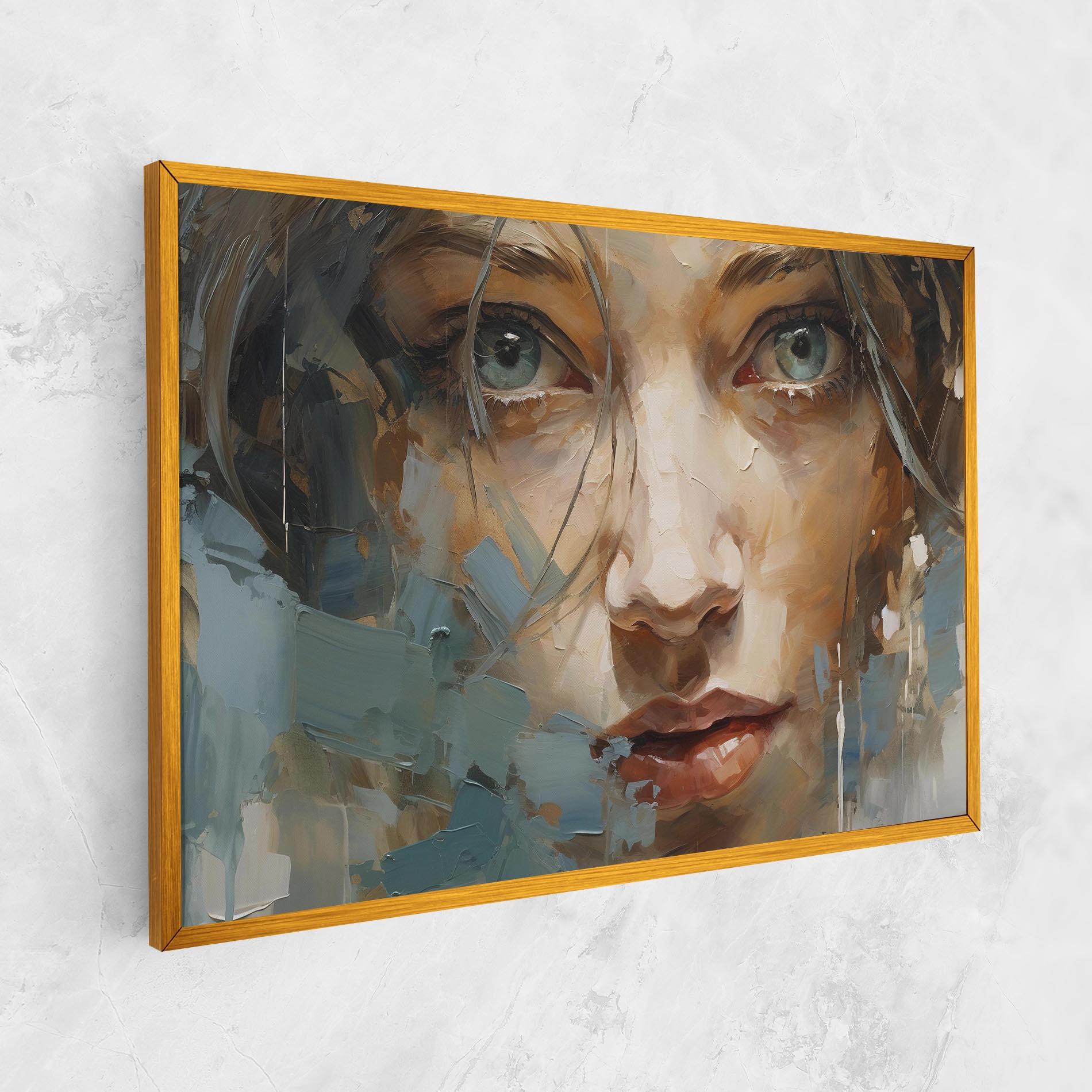 Vászonkép Expressive Portrait mockup 1