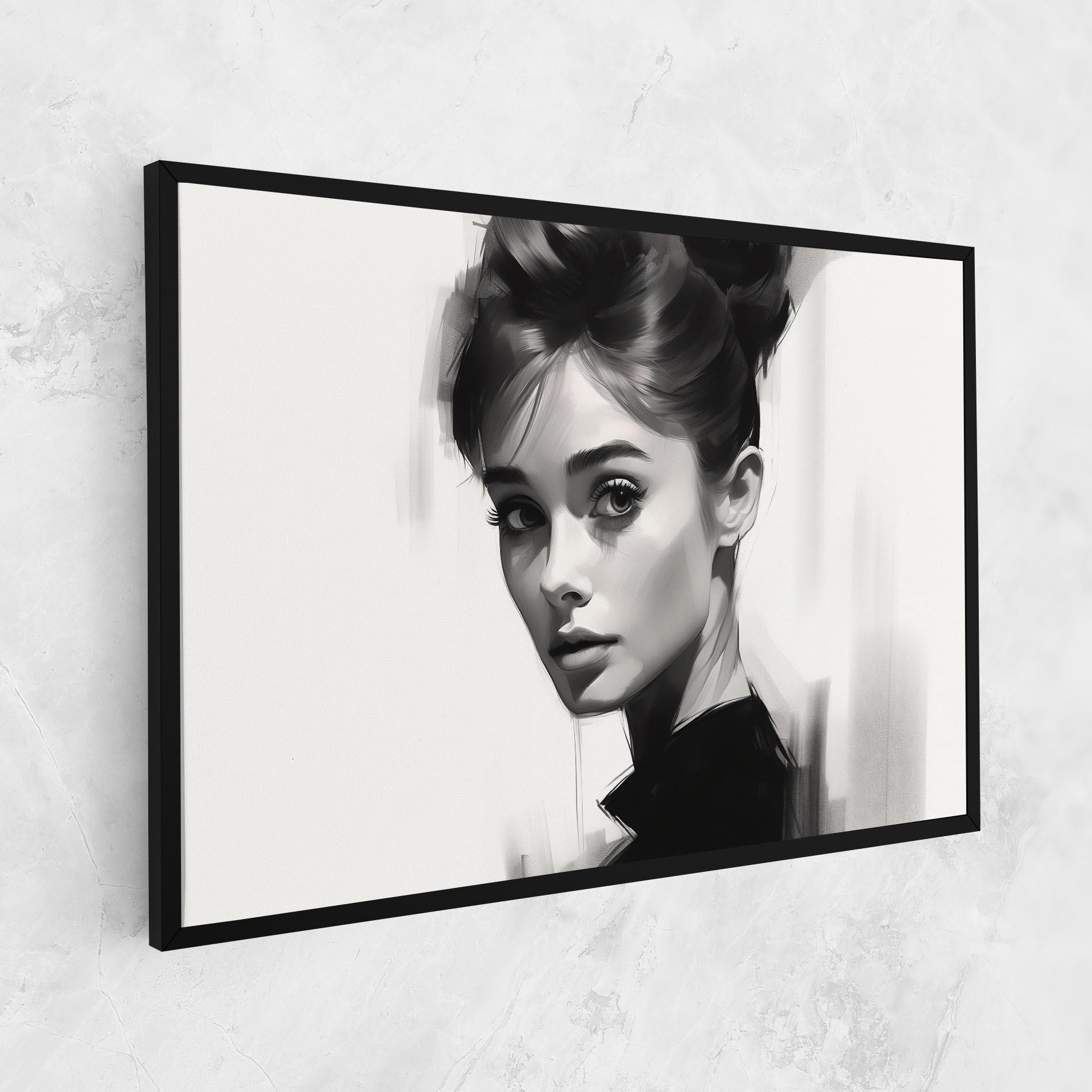 Vászonkép Hepburn Portrait mockup 1
