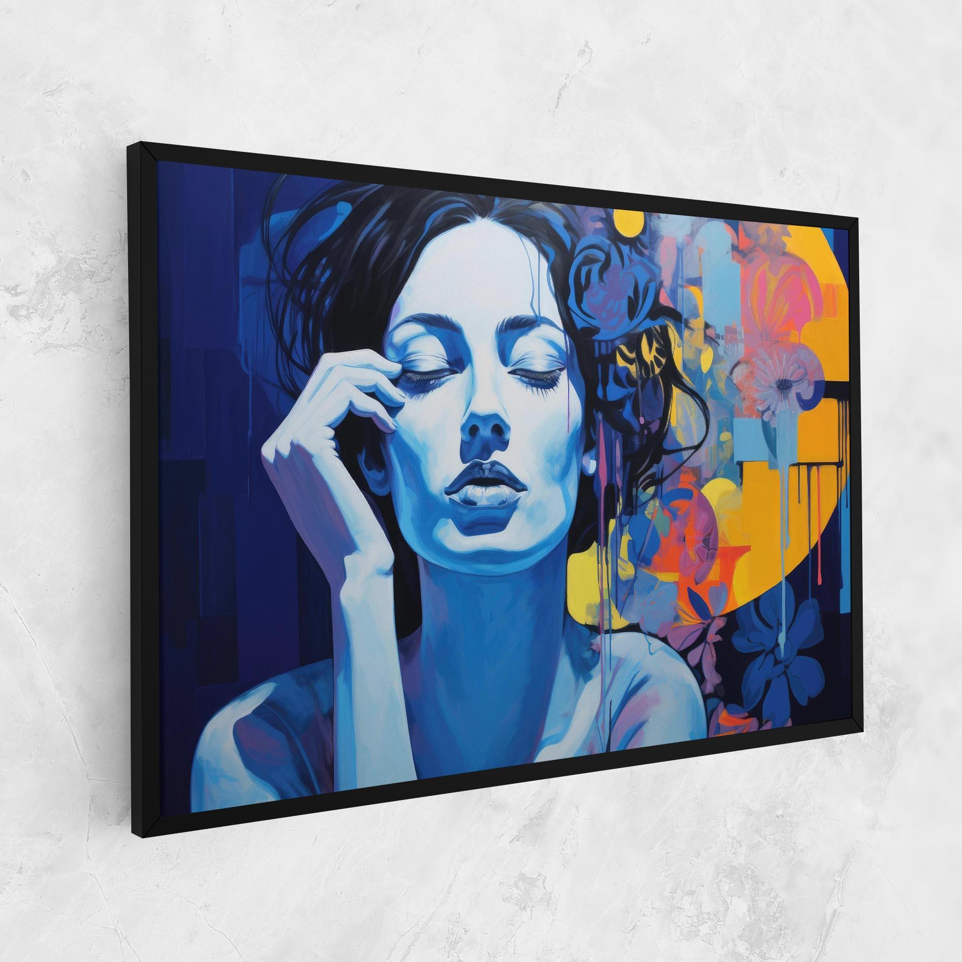 Vászonkép Photographic Blue Image mockup 1