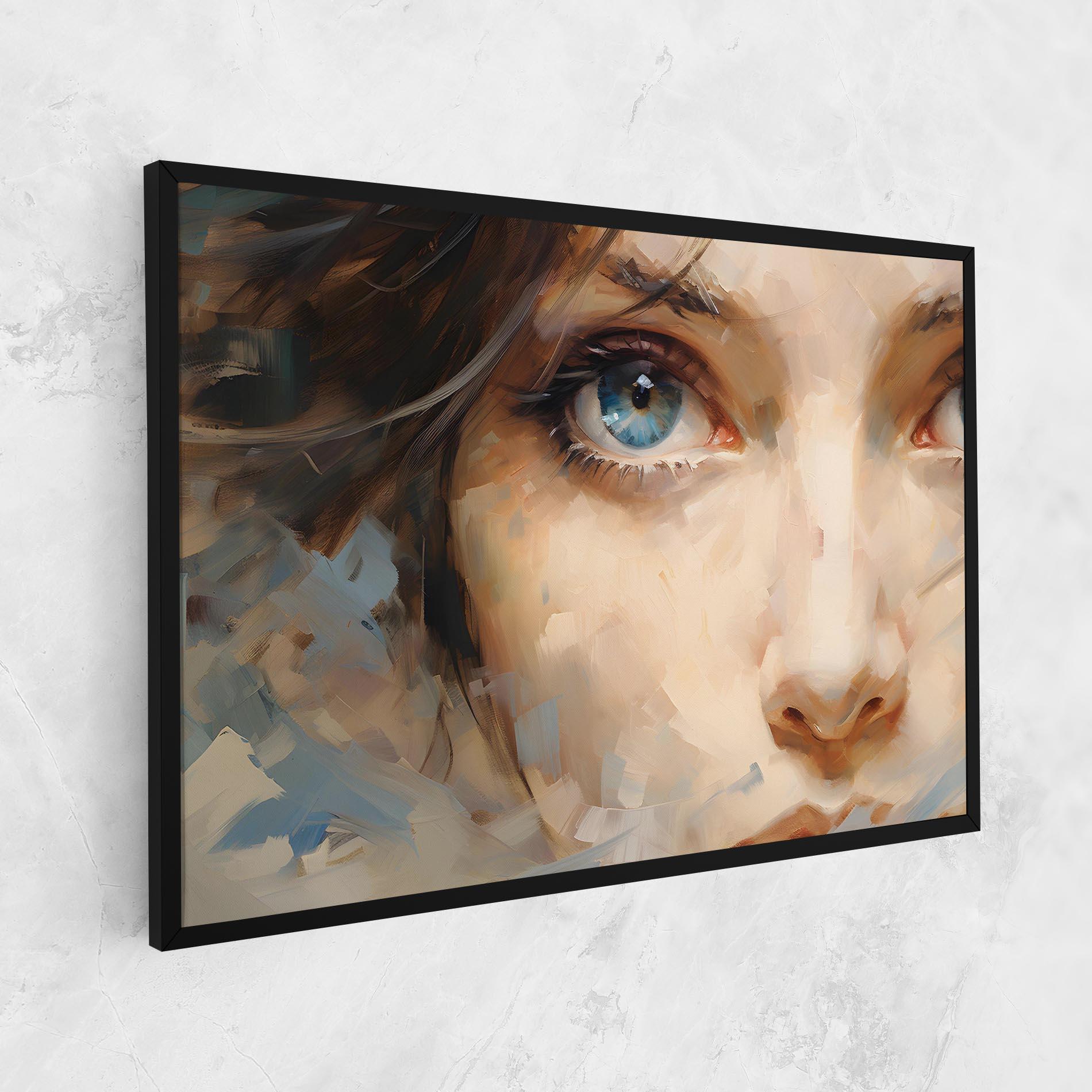 Vászonkép Pupil Blue Iris mockup 1
