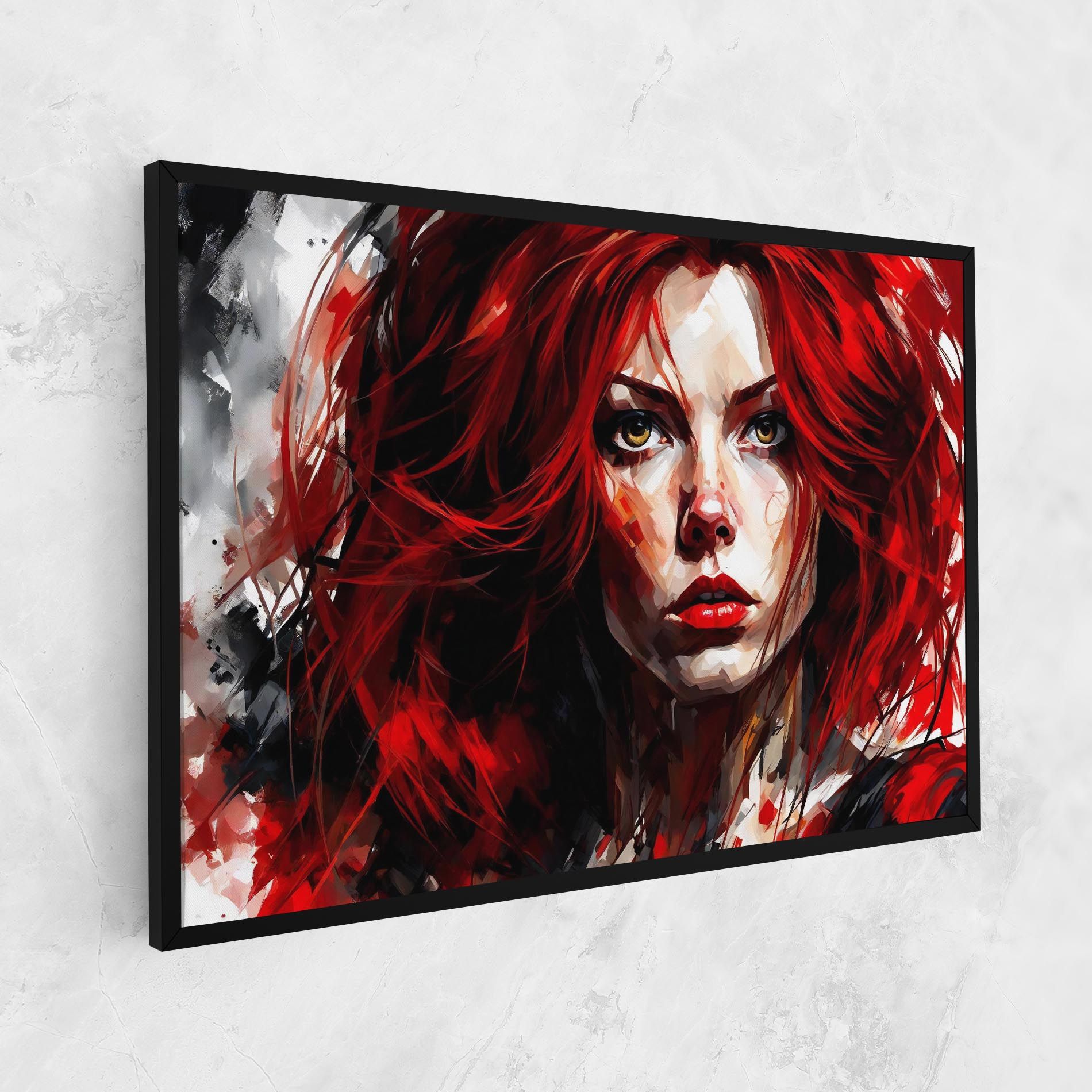 Red Hair Smoky Eyes mockup 1