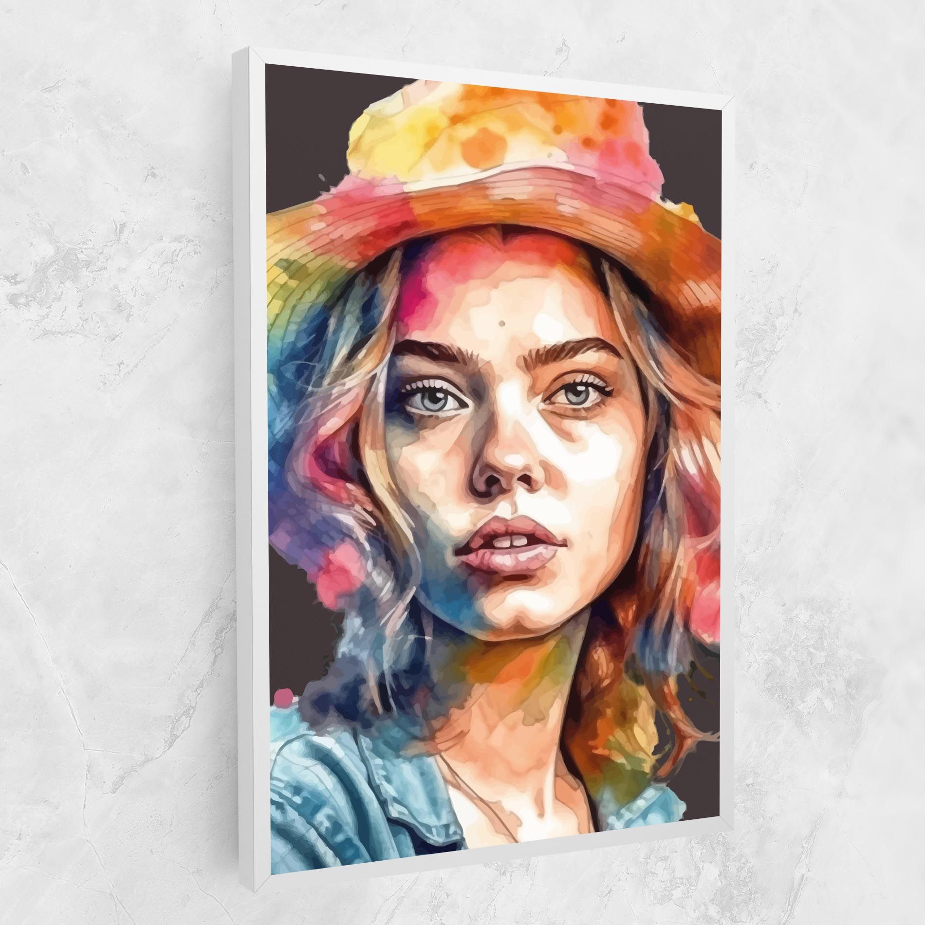 Hat Portrait Girl mockup 1