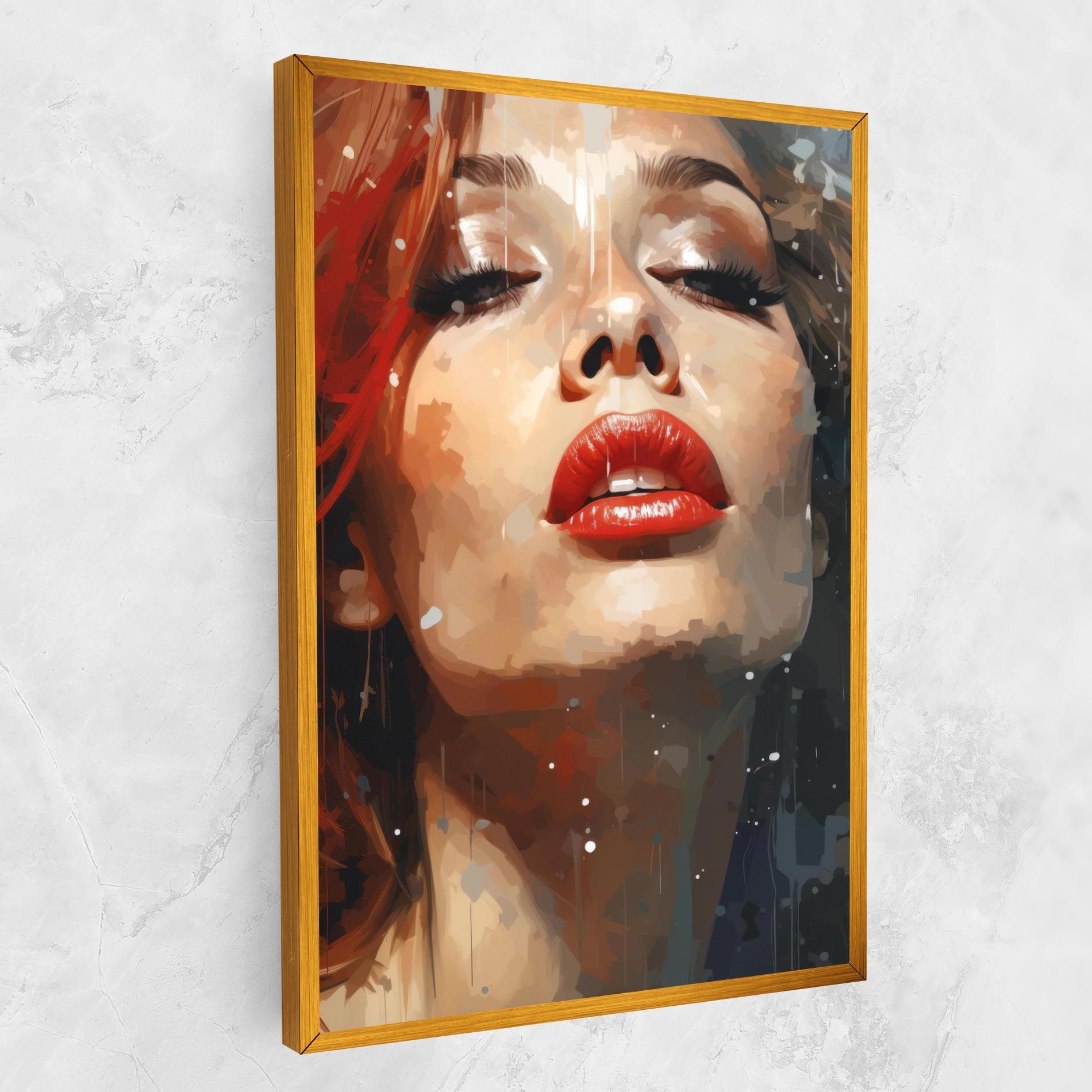 Close Up Look Portrait mockup 1