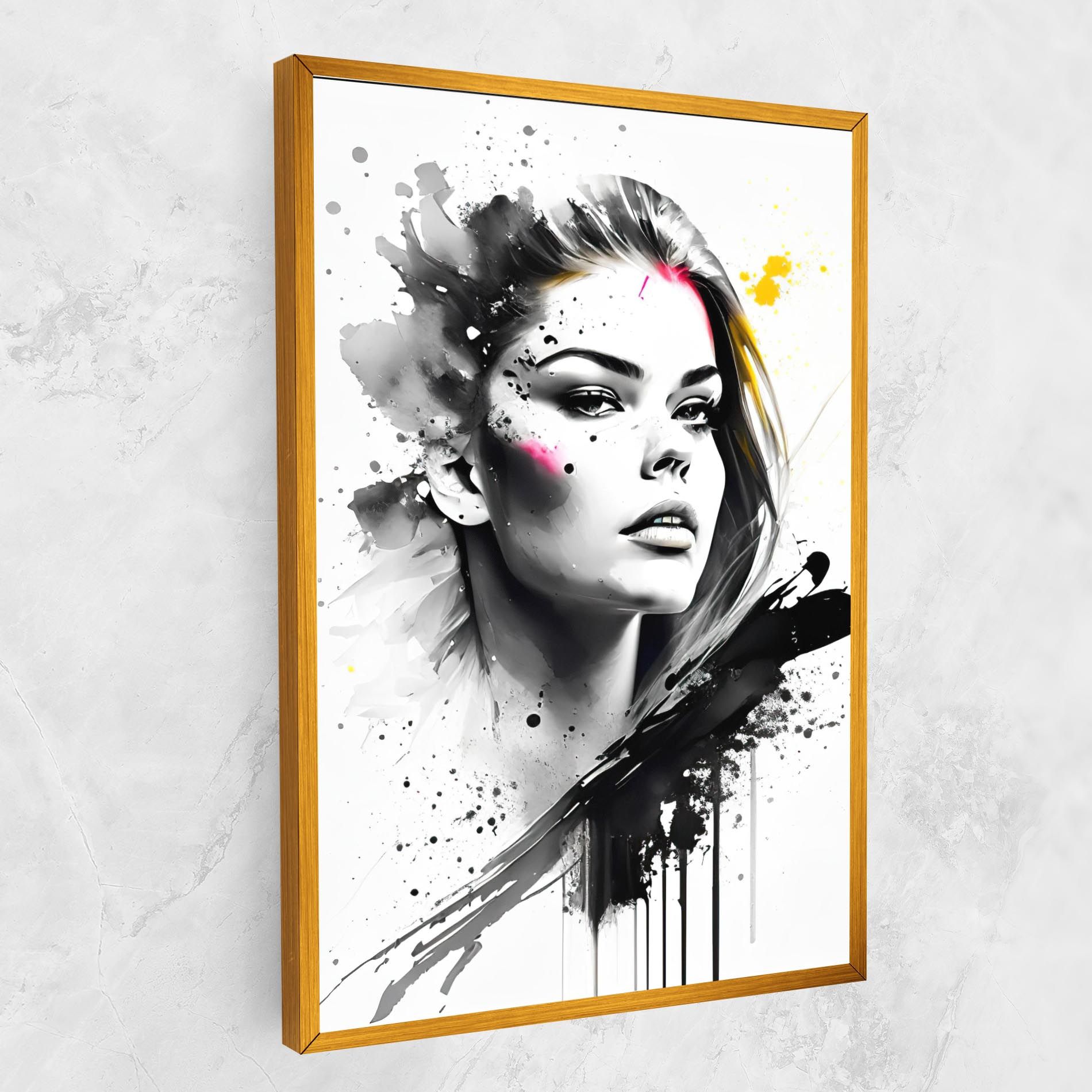 Ink Splash Portrait mockup 1