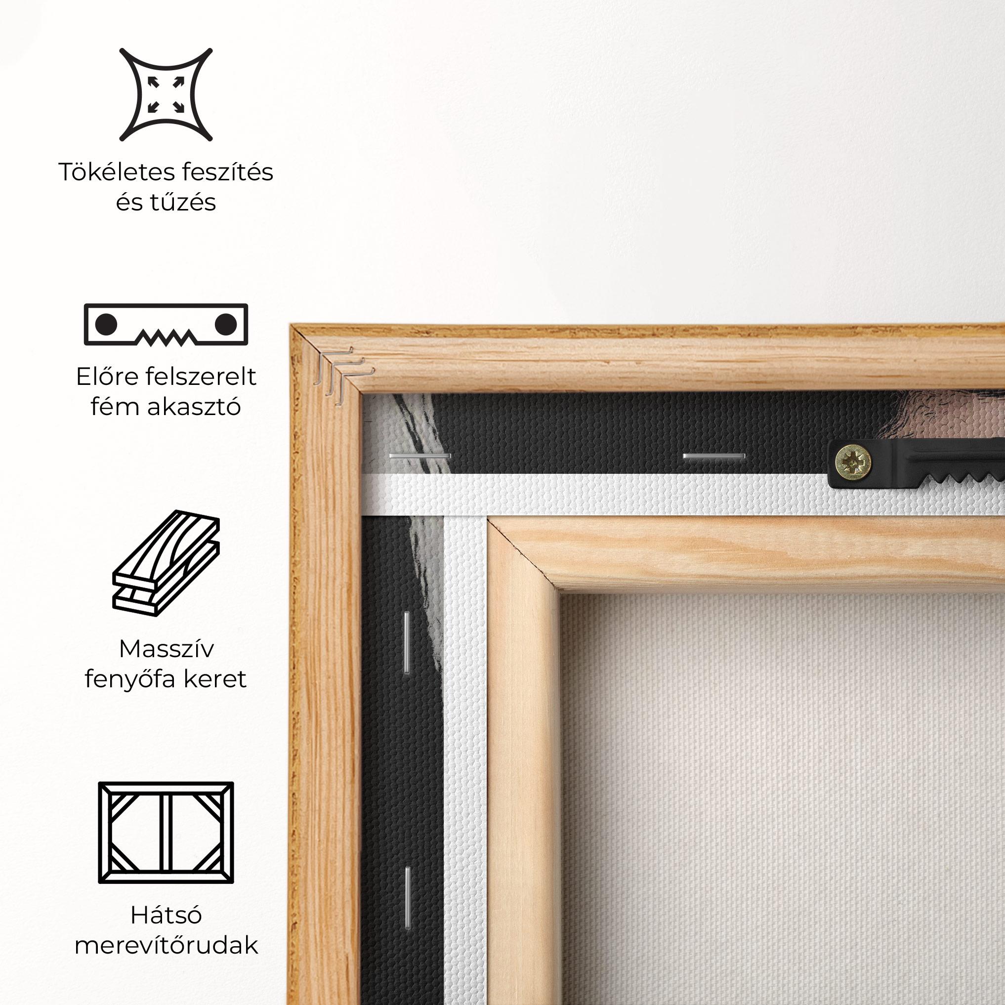 Vászonkép Big Eyes Portrait mockup 5