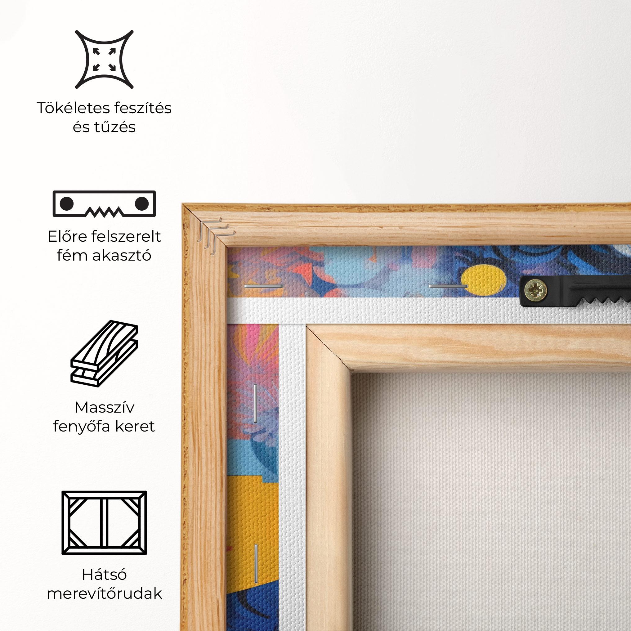 Vászonkép Photographic Blue Image mockup 5