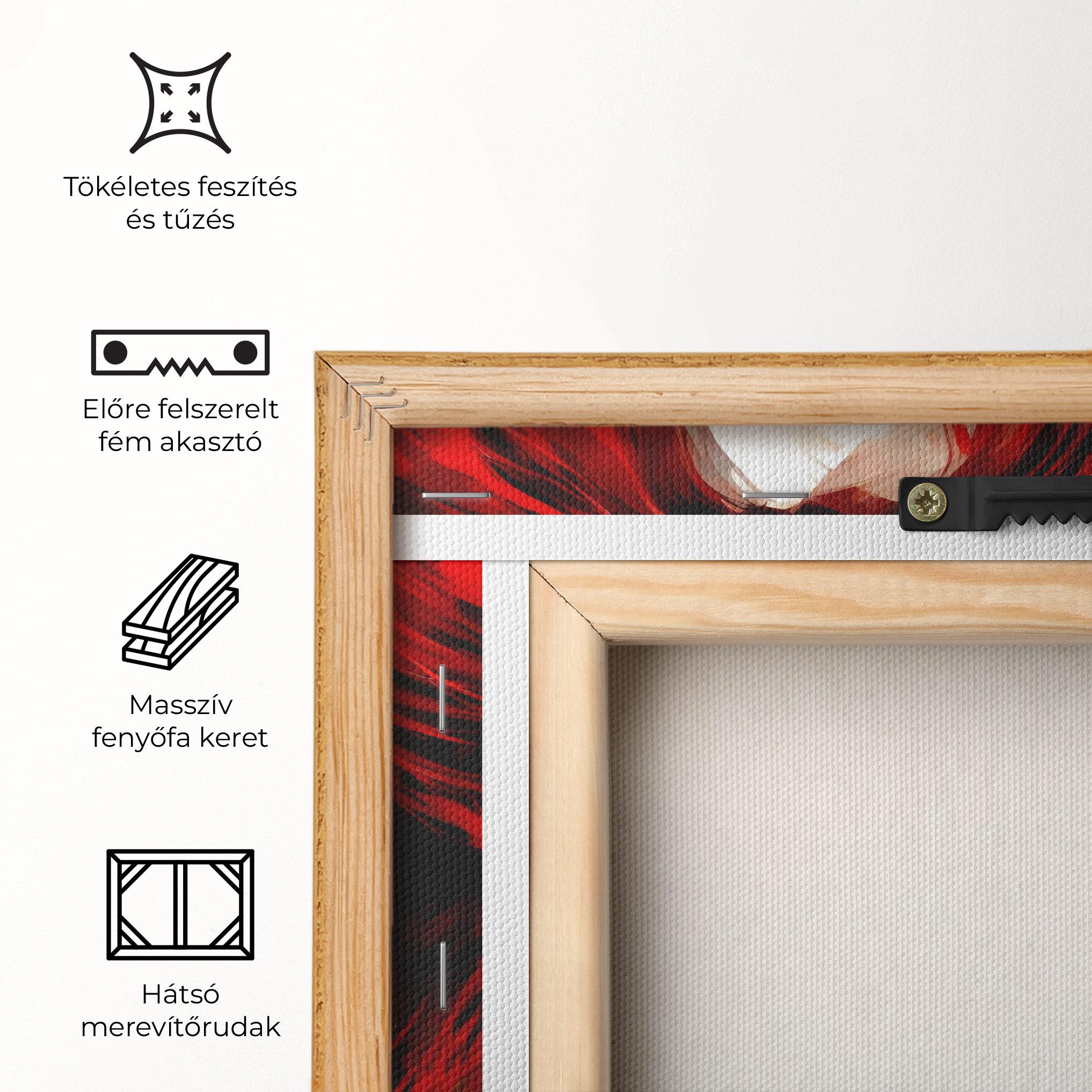 Vászonkép Red Hair Smoky Eyes mockup 5