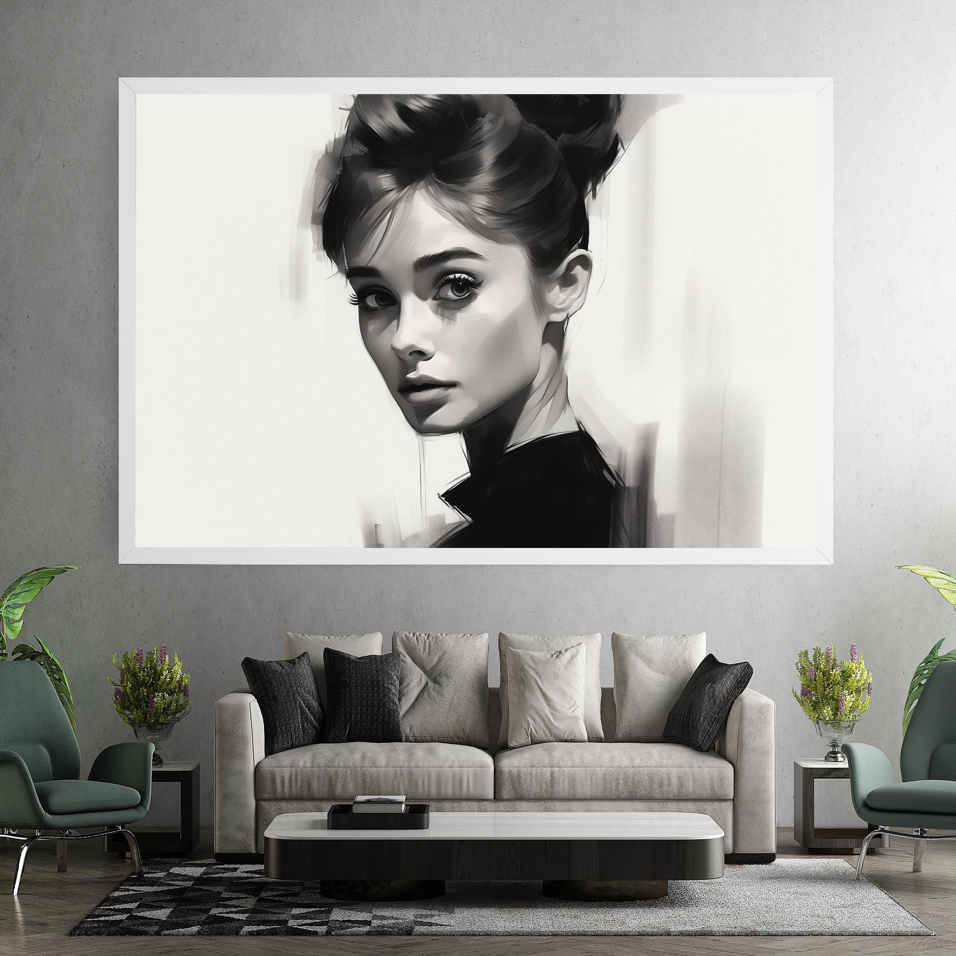 Hepburn Portrait mockup 7