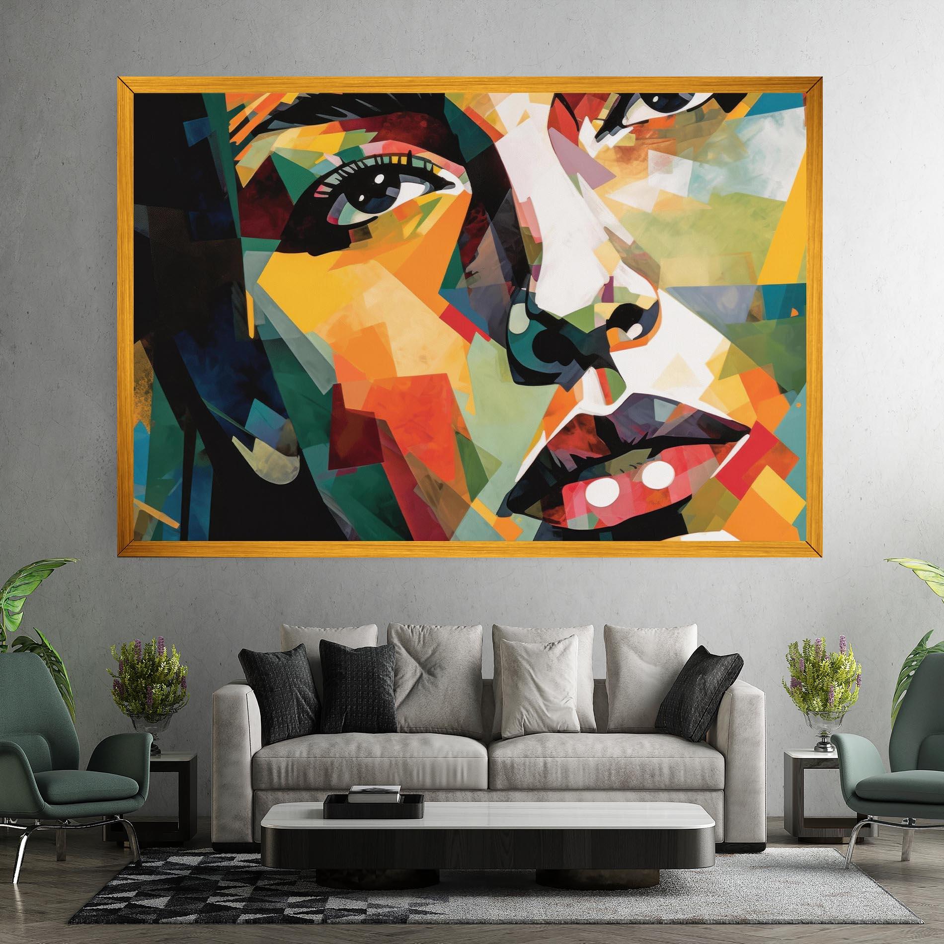 Vászonkép Neoexpressionism mockup 7