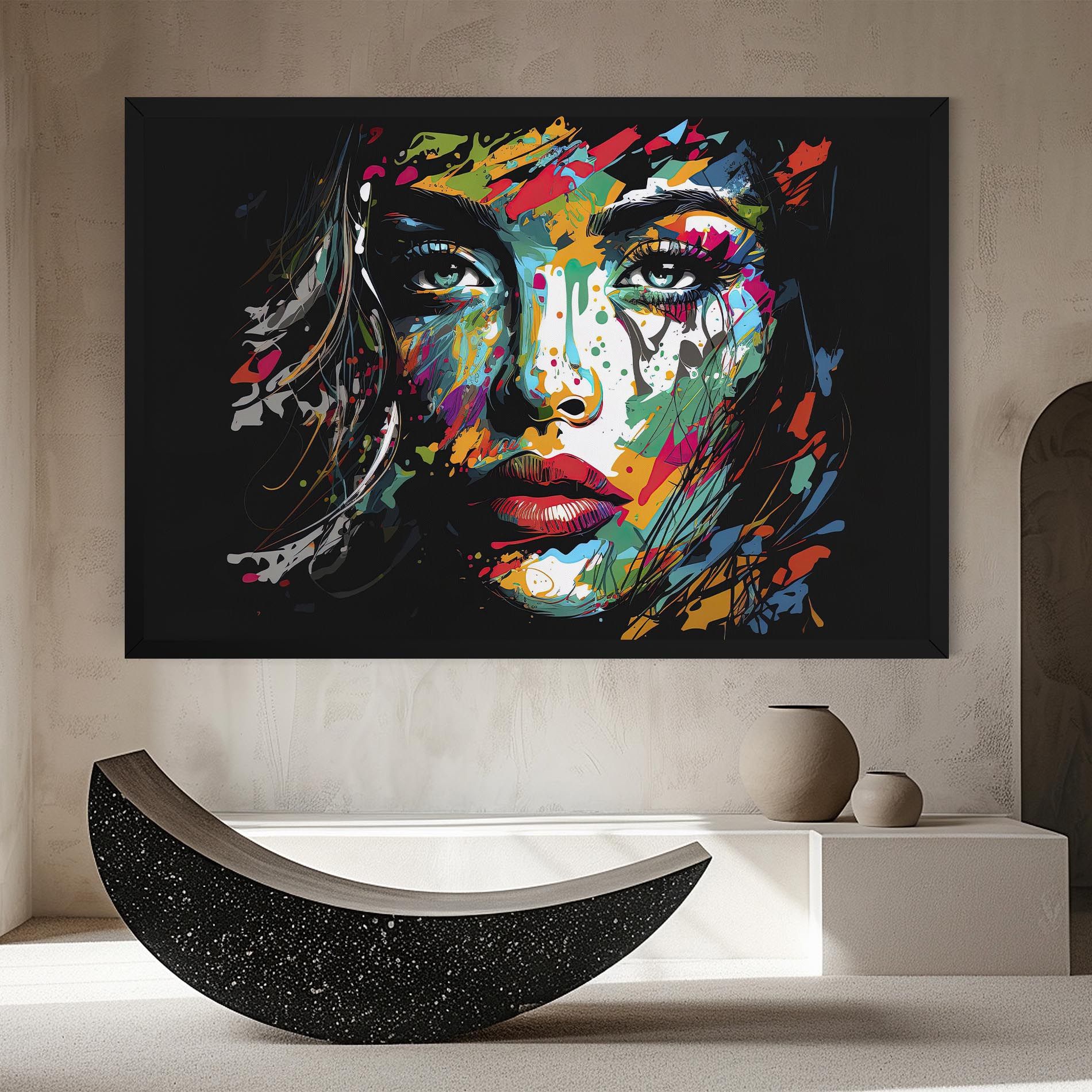 Abstract Stylish Portrait mockup 8