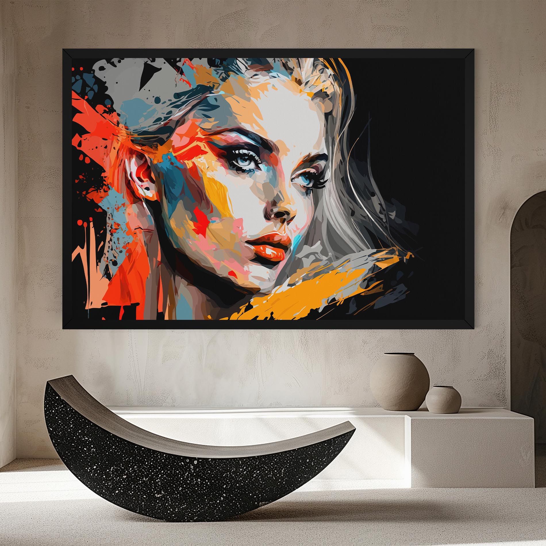 Blue Eye Face mockup 8