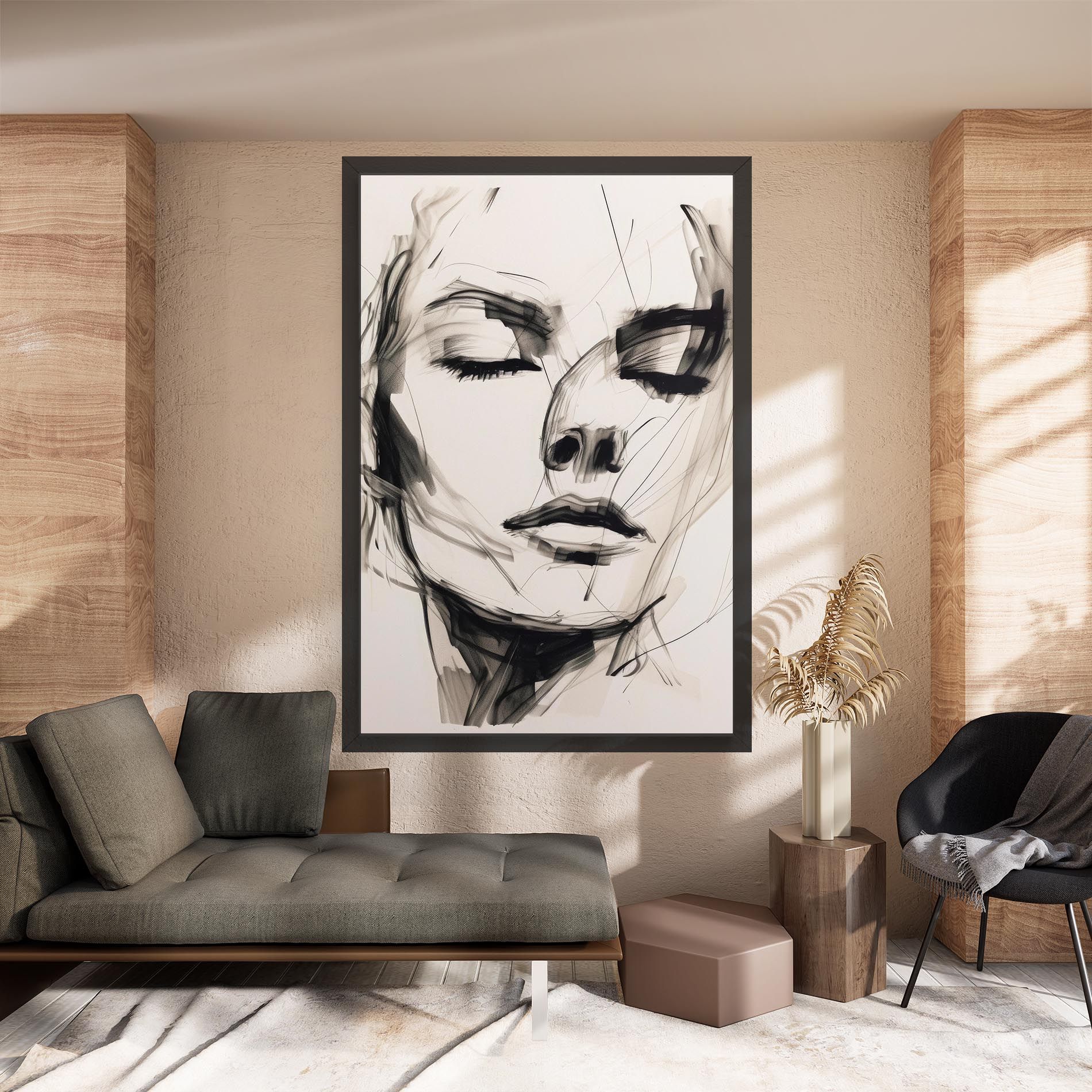 Continuous Line Woman mockup 8