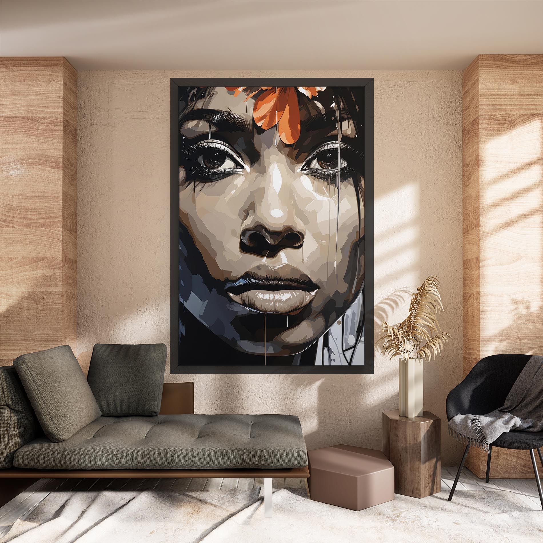 Pretty Girl Portrait mockup 8