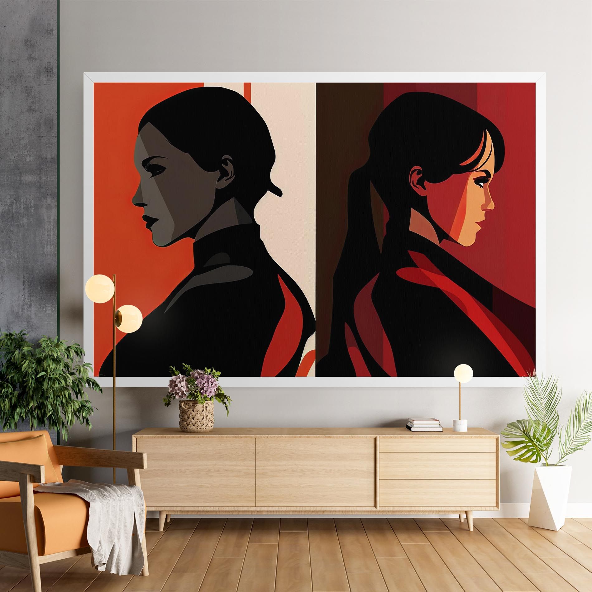 Graphical Portrait mockup 9