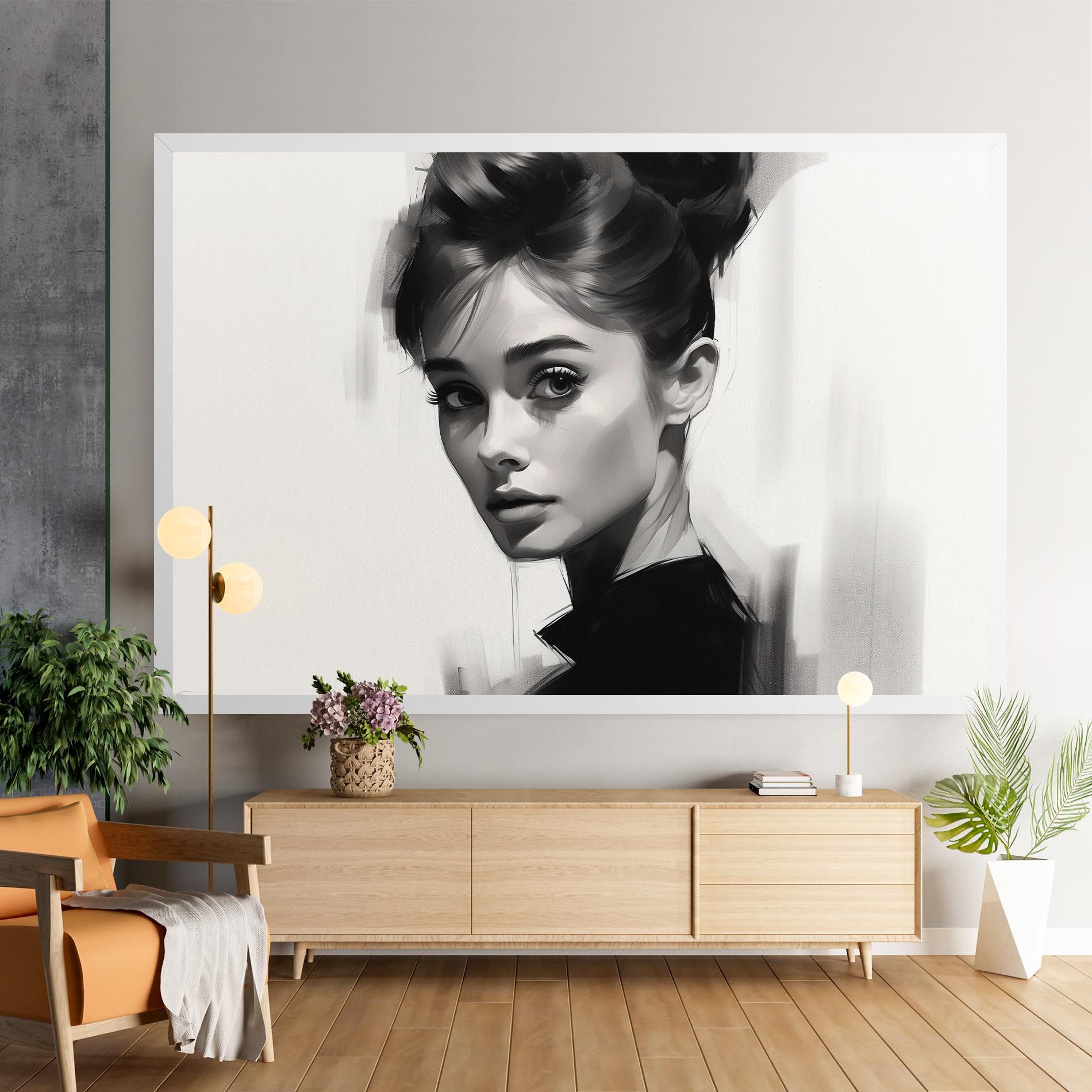Hepburn Portrait mockup 9