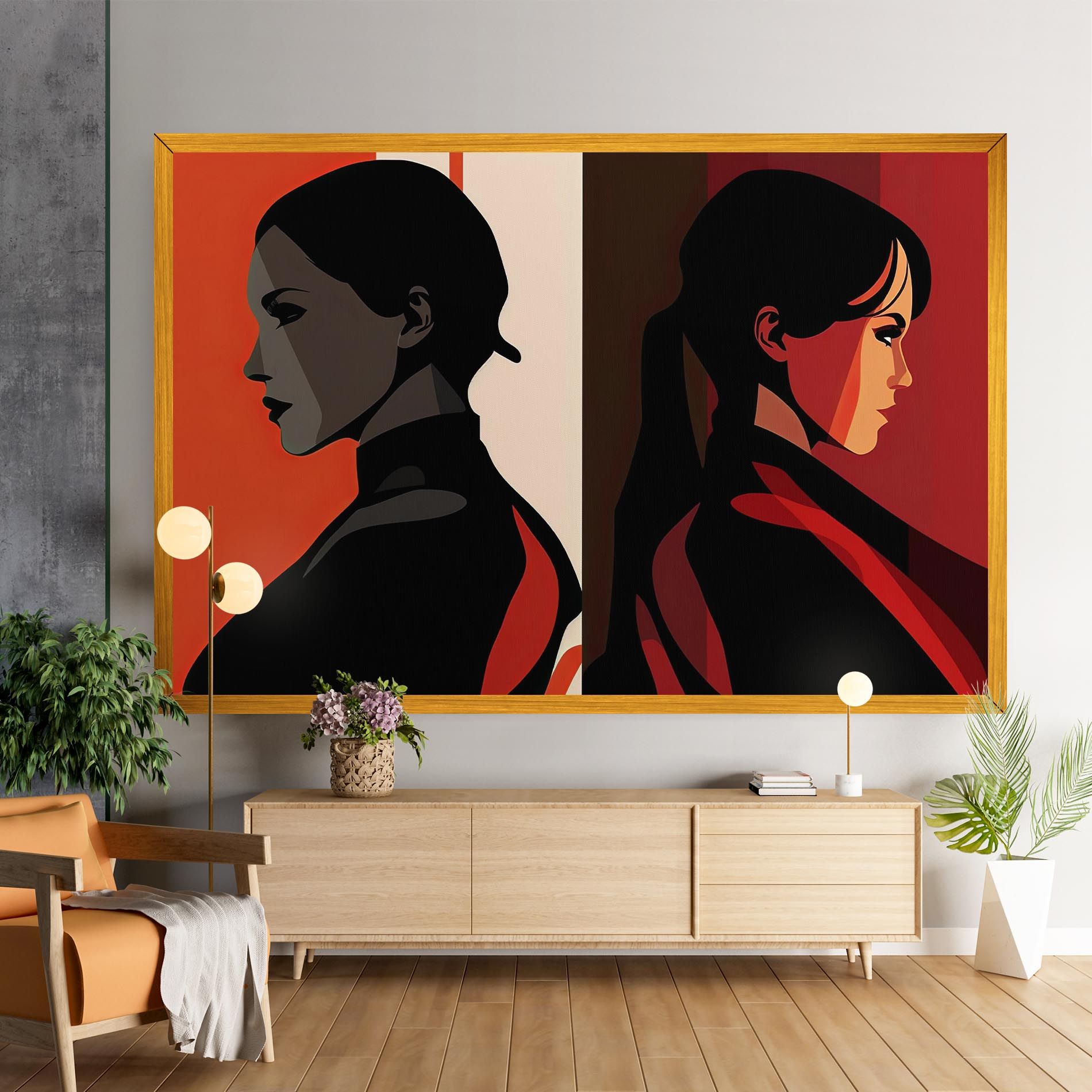 Graphical Portrait mockup 9