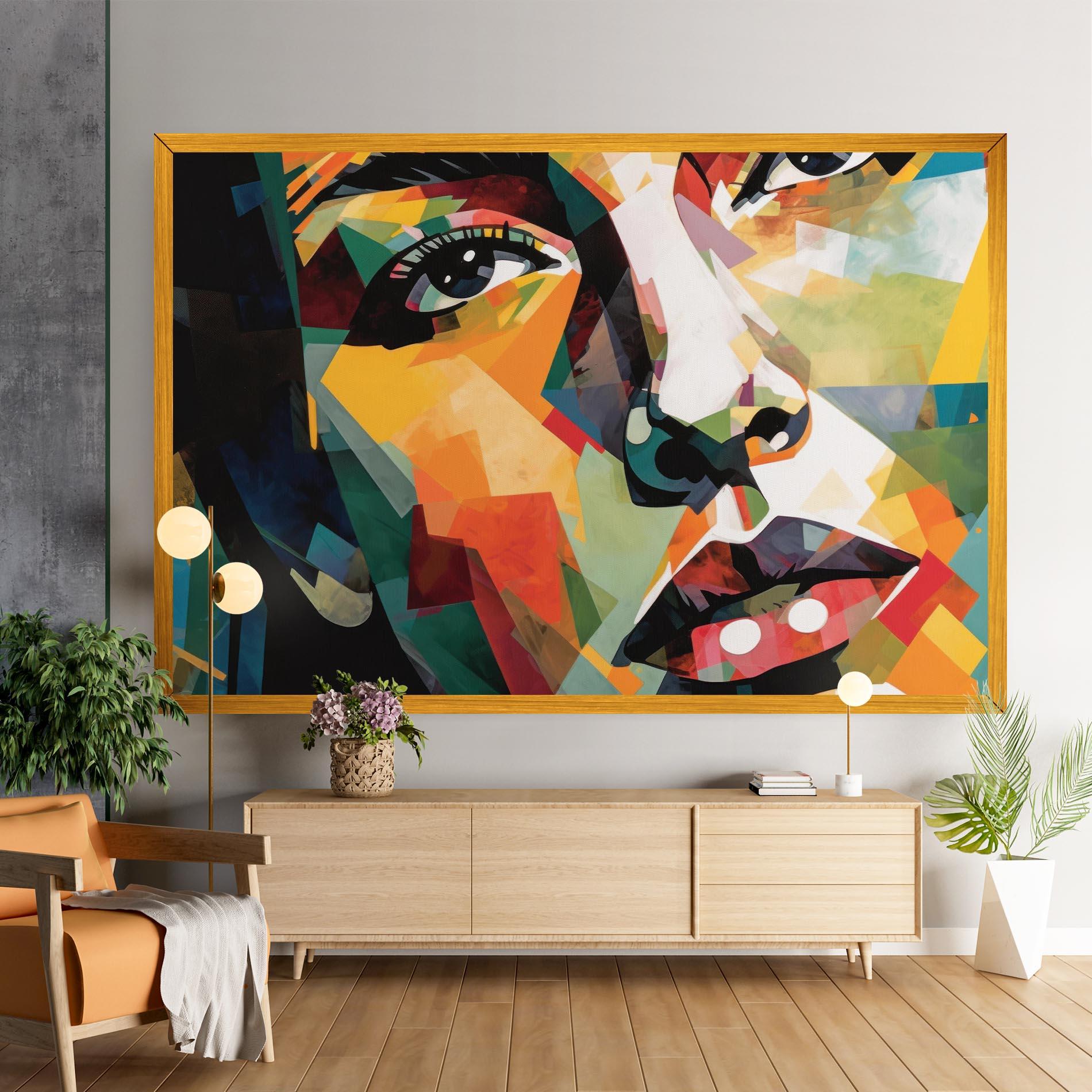 Vászonkép Neoexpressionism mockup 9