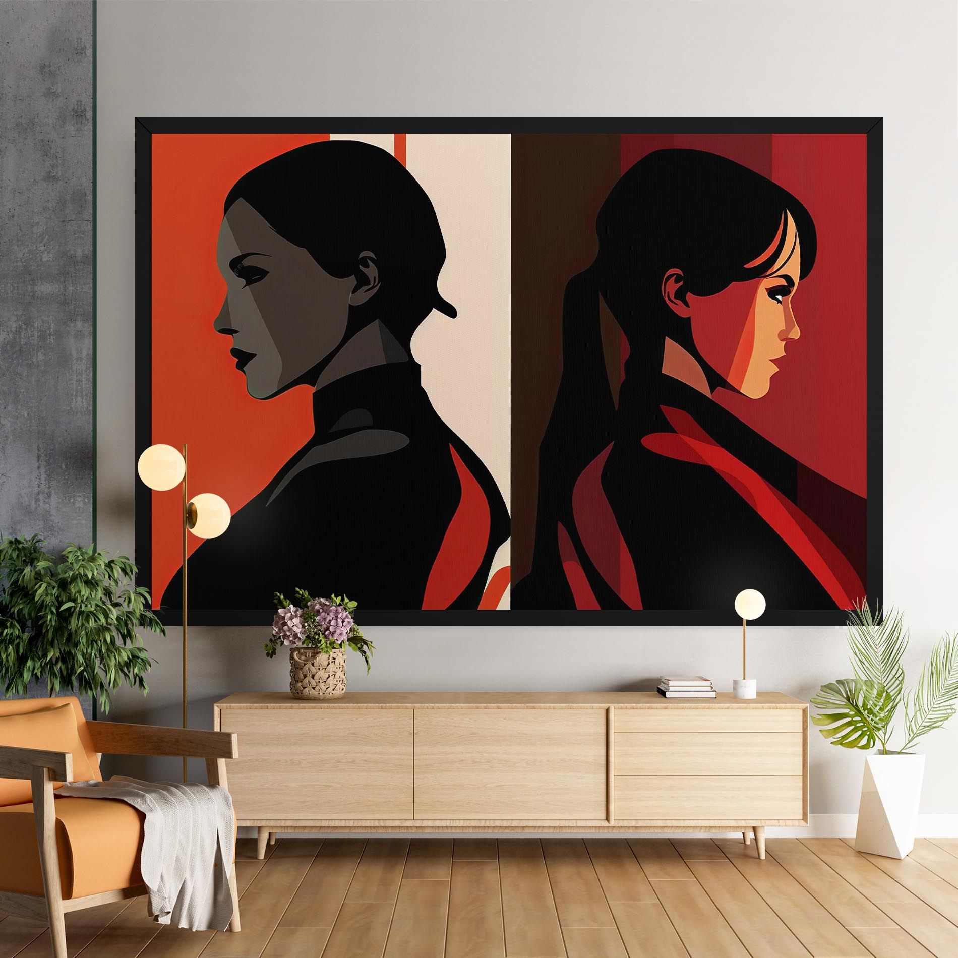 Graphical Portrait mockup 9