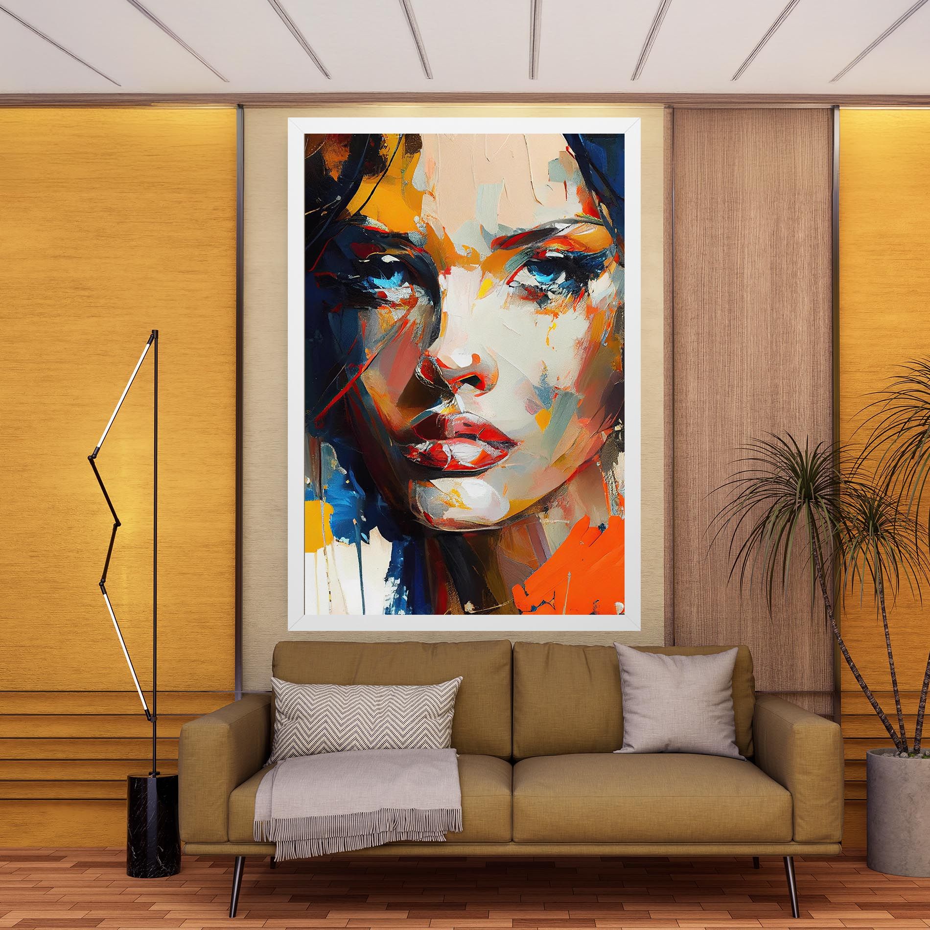 Beautiful Brunette Woman mockup 9