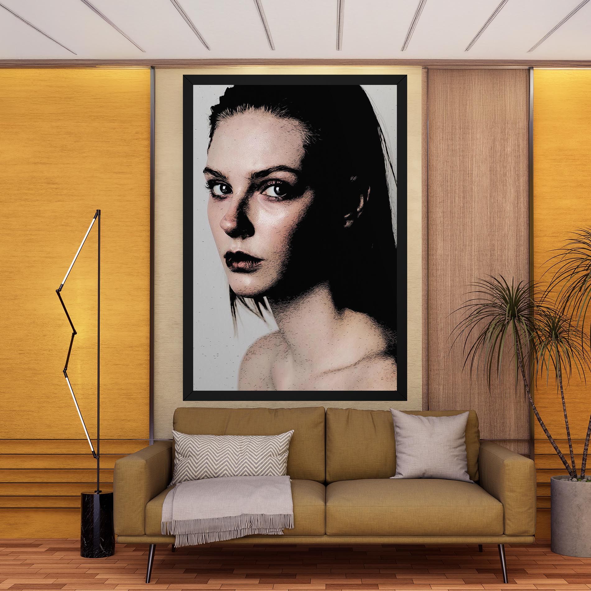 Big Eyes Portrait mockup 9