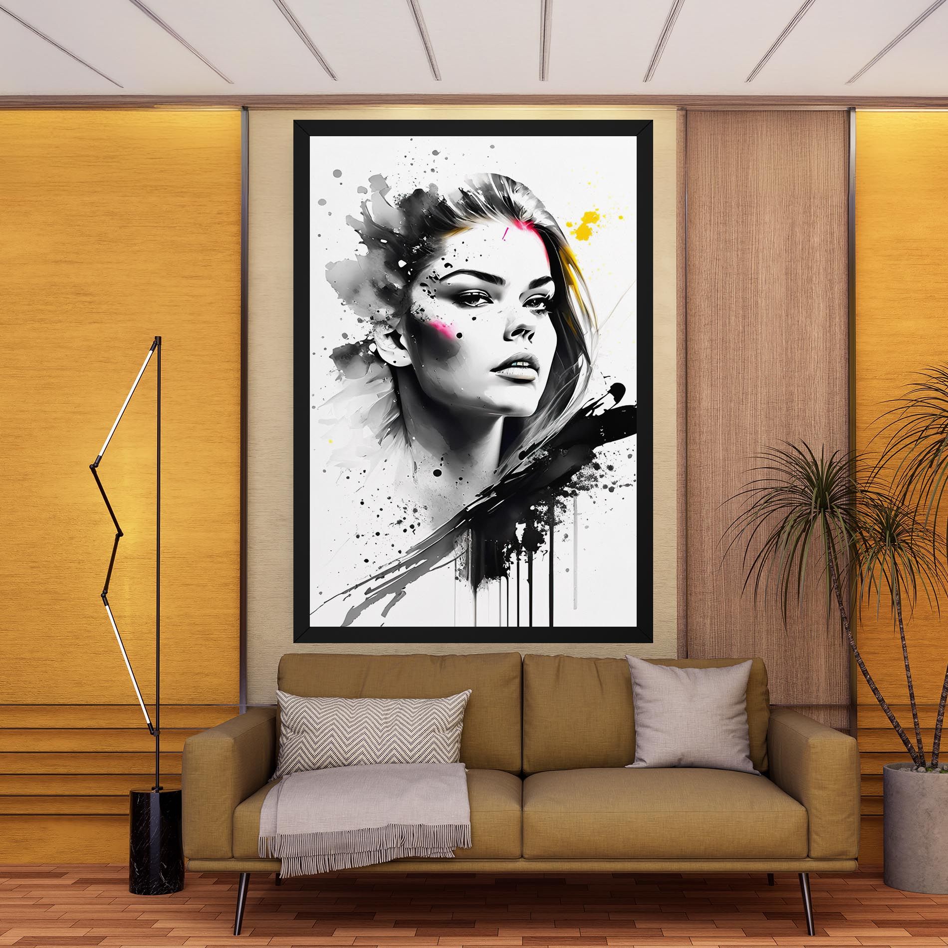 Ink Splash Portrait mockup 9