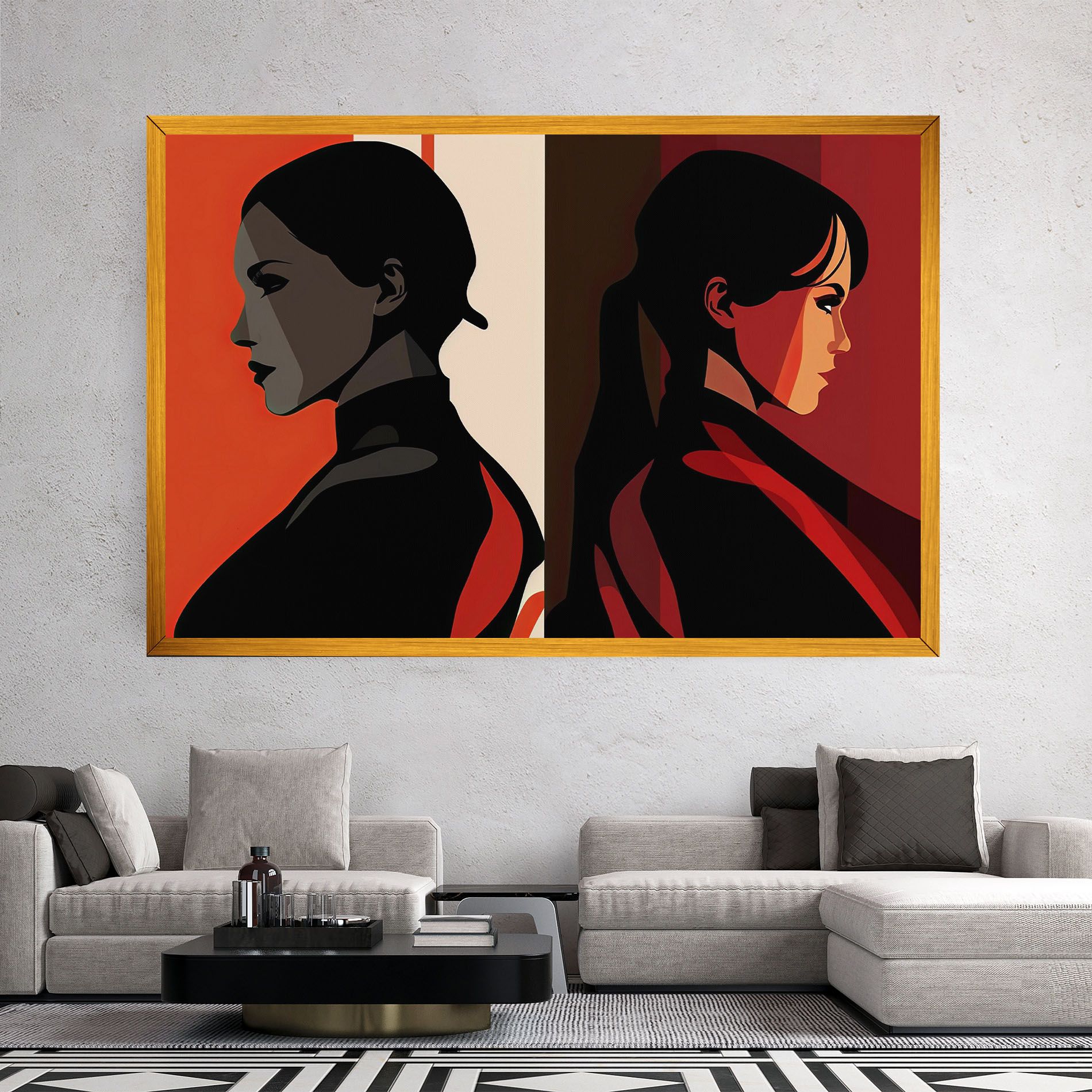 Graphical Portrait mockup 2